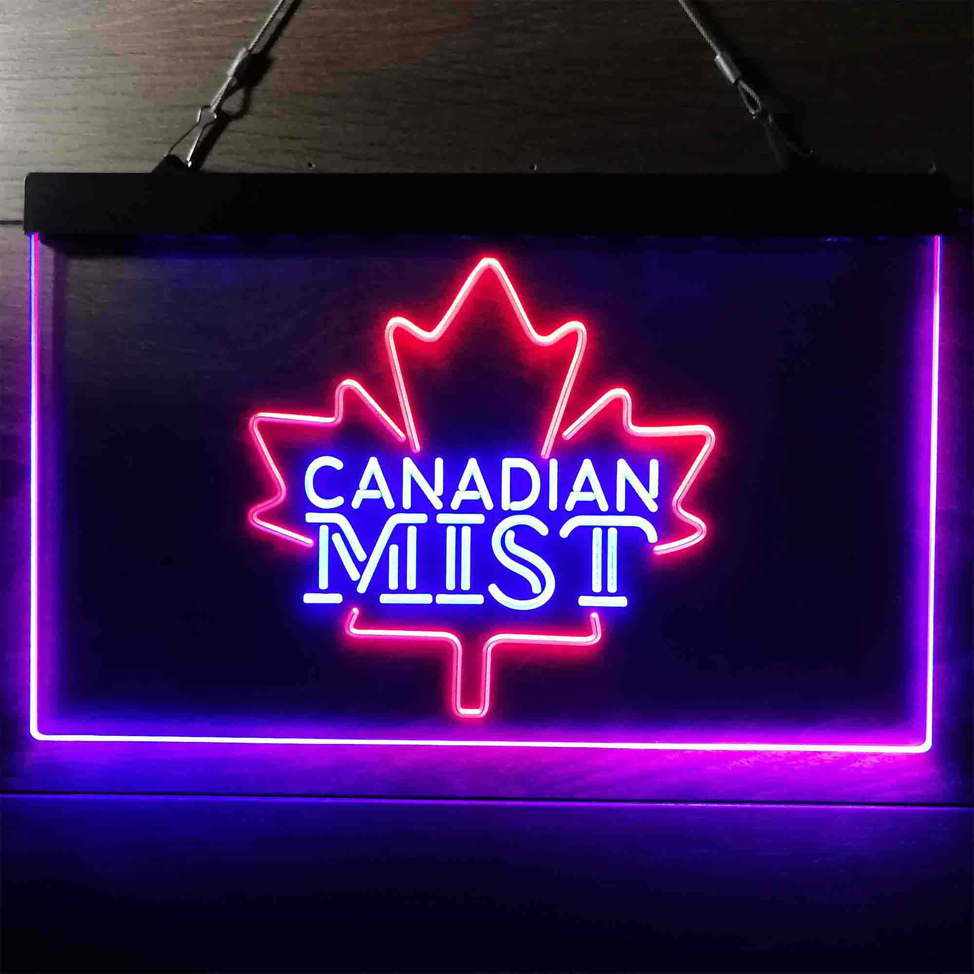 Canadian Mist Maple Leaf Neon-Like LED Sign - ProLedSign