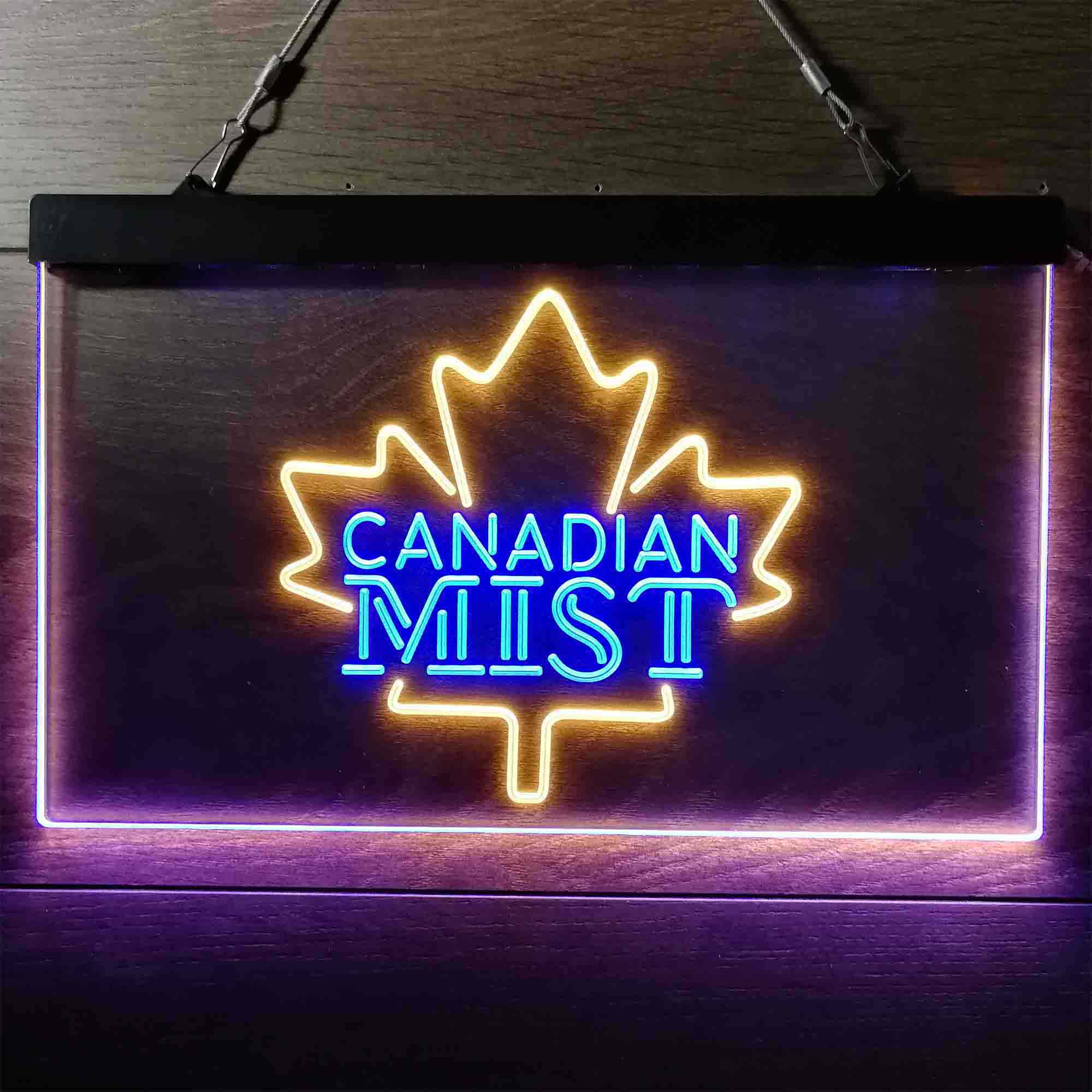 Canadian Mist Maple Leaf Neon-Like LED Sign - ProLedSign