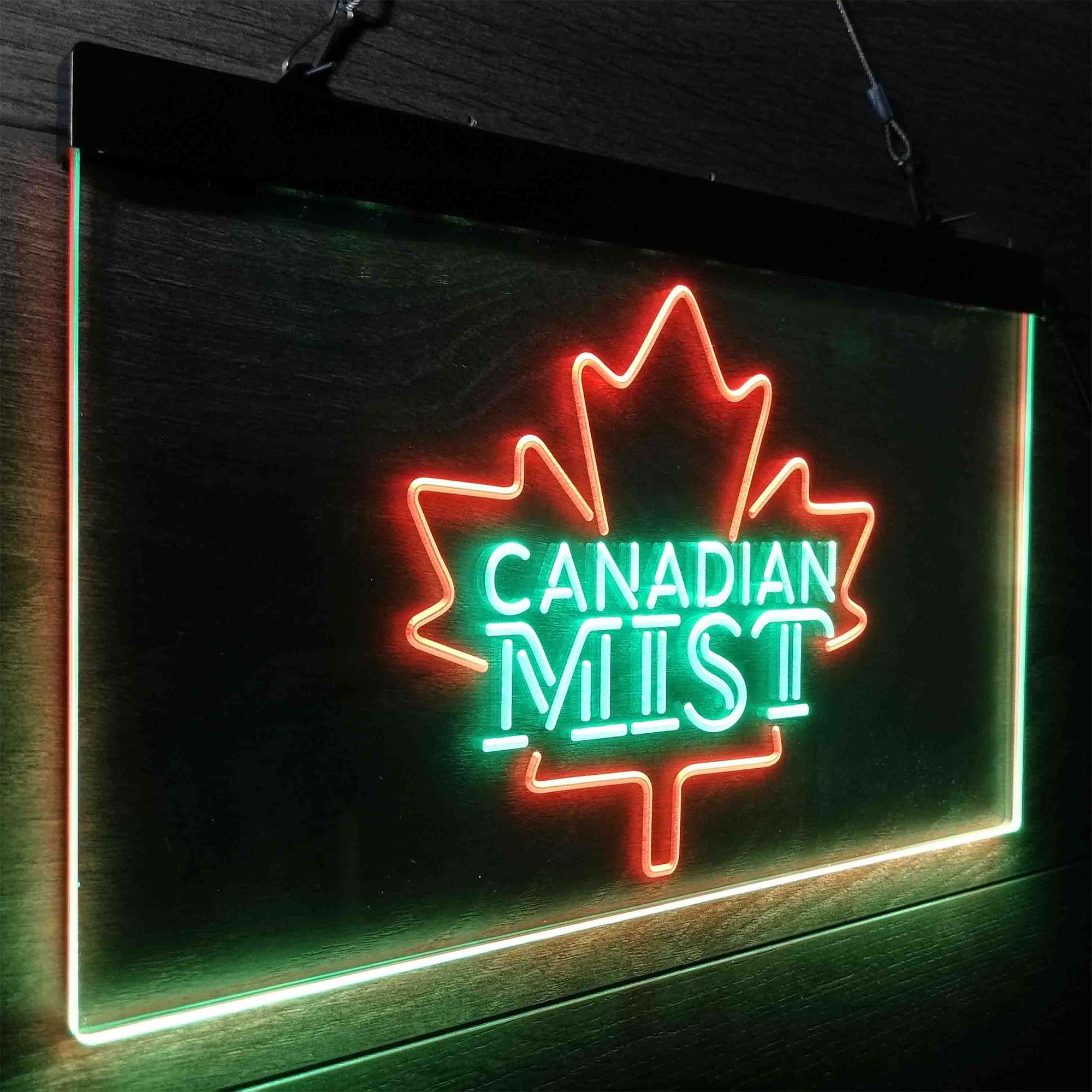 Canadian Mist Maple Leaf Neon-Like LED Sign - ProLedSign