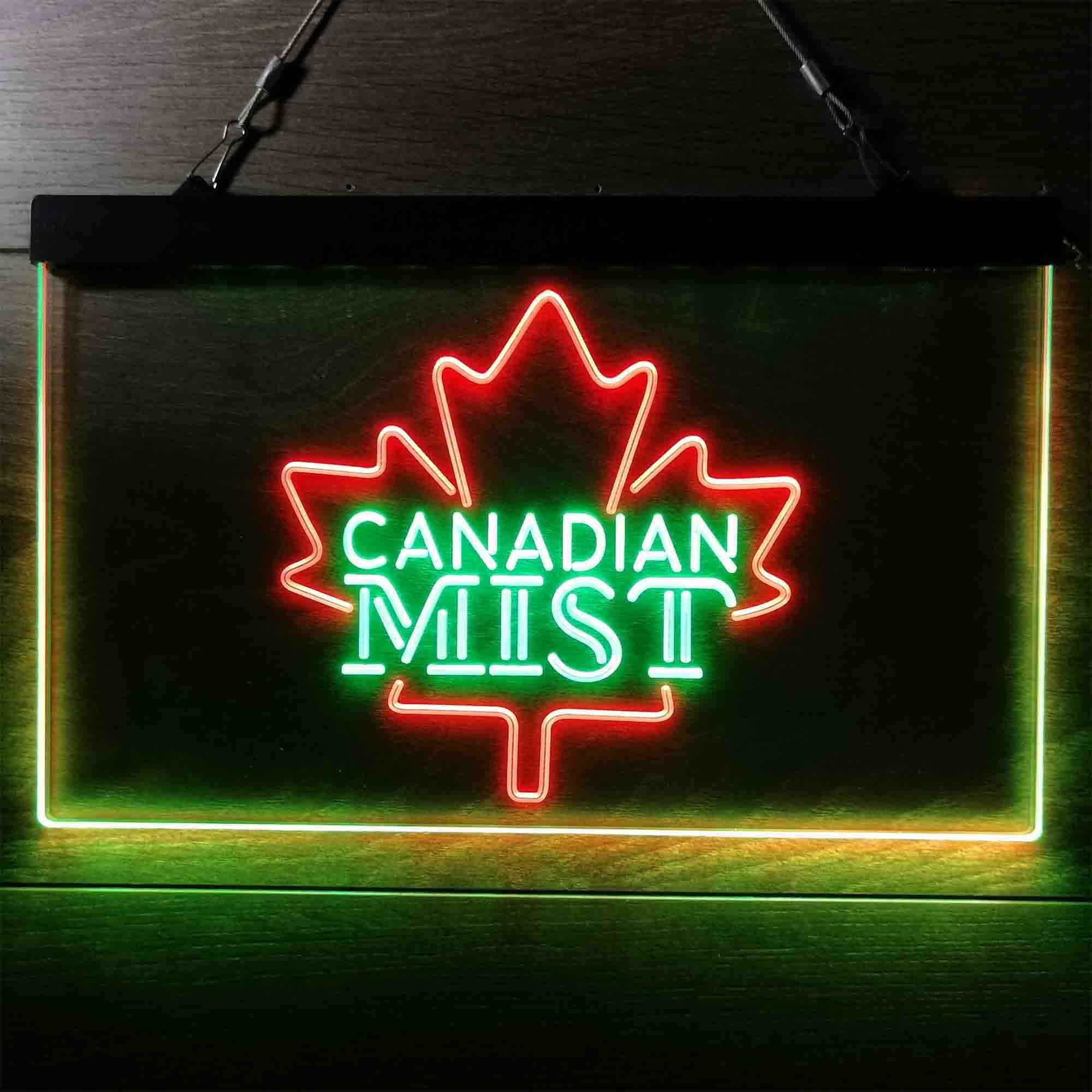 Canadian Mist Maple Leaf Neon-Like LED Sign - ProLedSign