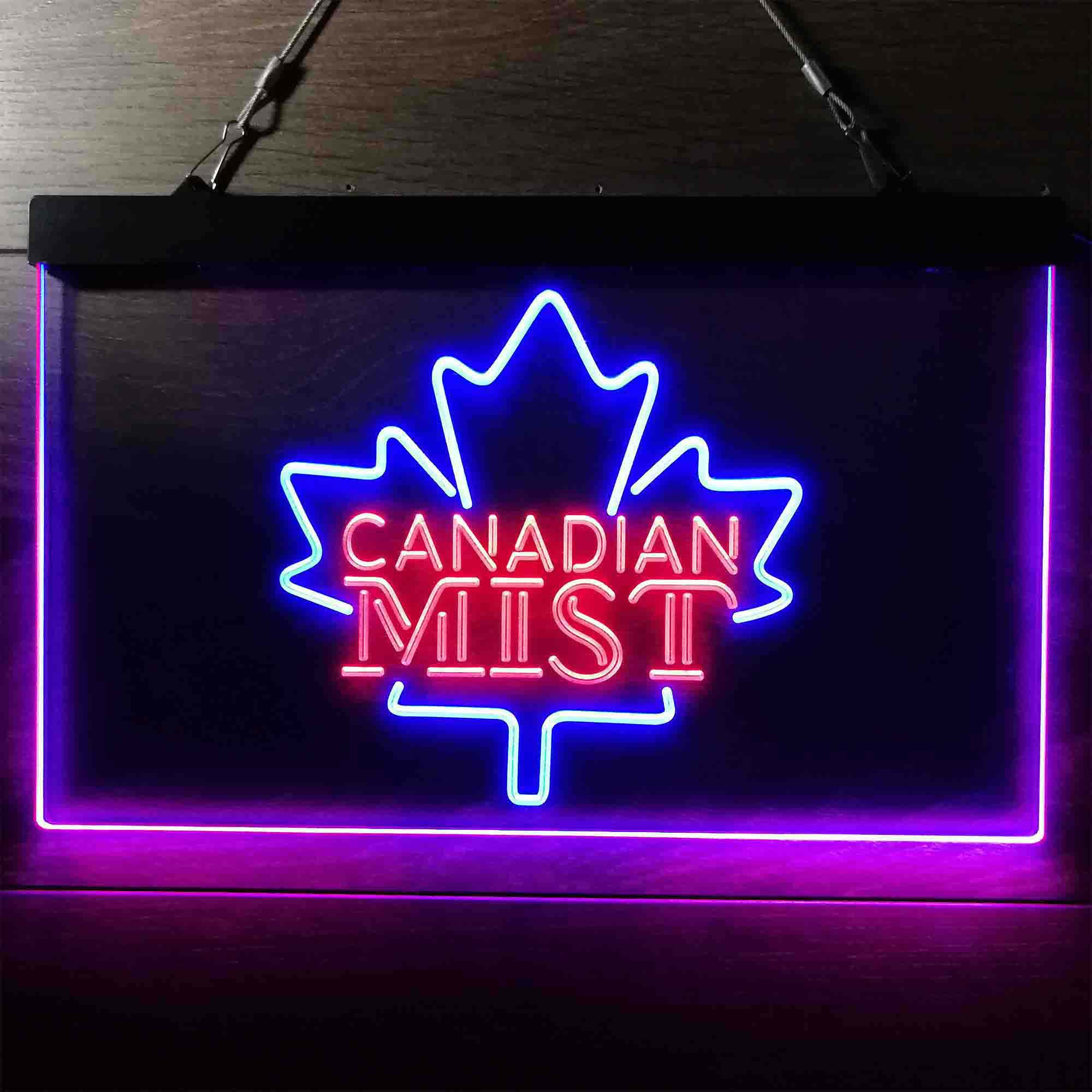 Canadian Mist Maple Leaf Neon-Like LED Sign