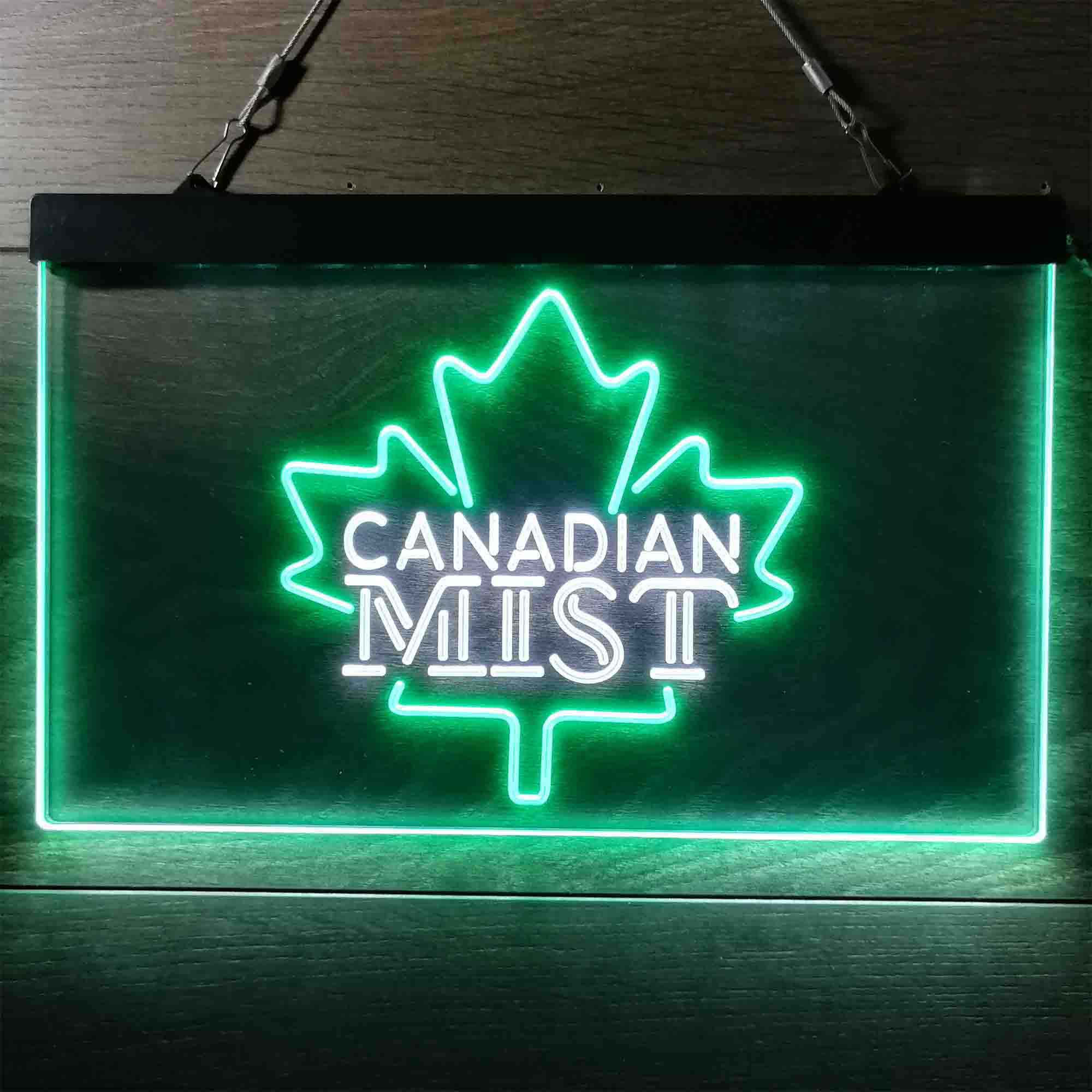 Canadian Mist Maple Leaf Neon-Like LED Sign - ProLedSign