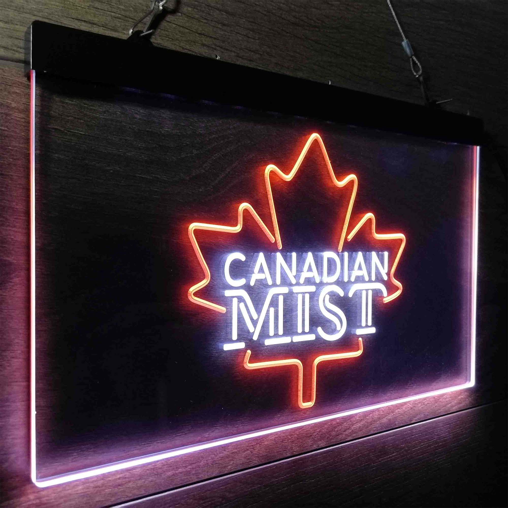 Canadian Mist Maple Leaf Neon-Like LED Sign - ProLedSign