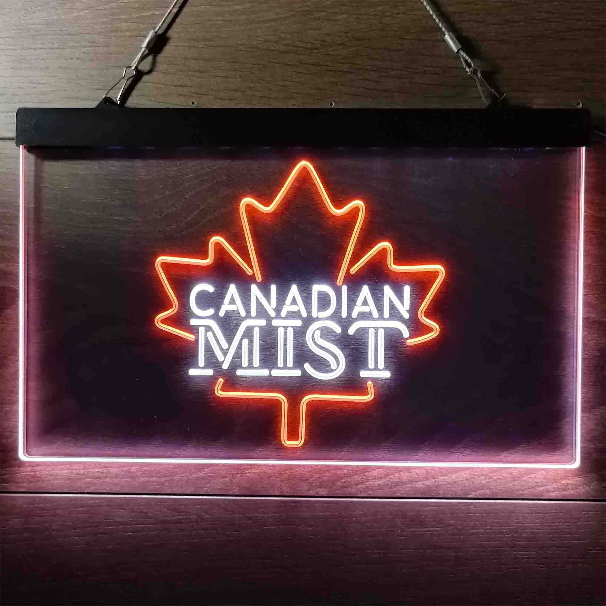 Canadian Mist Maple Leaf Neon-Like LED Sign - ProLedSign