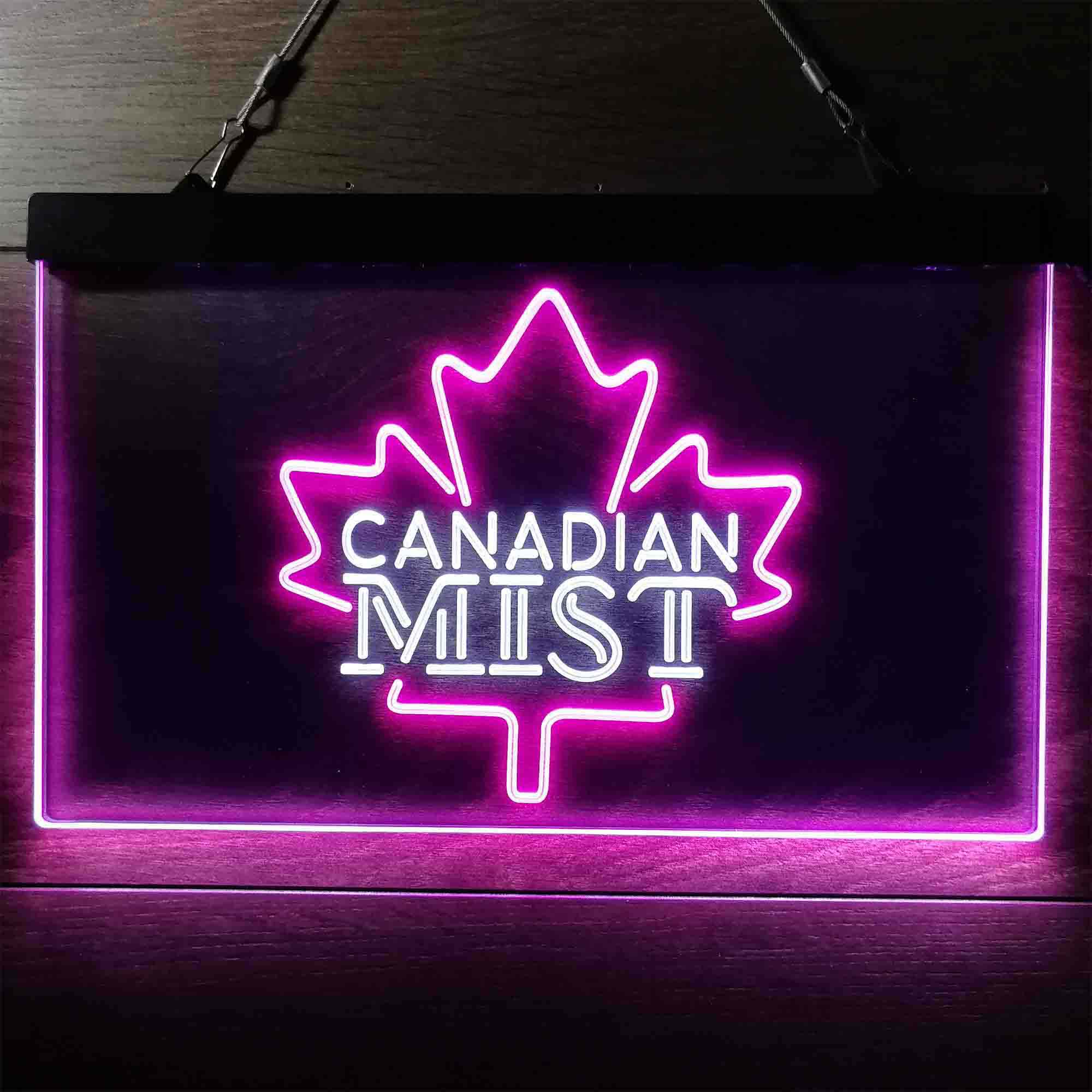 Canadian Mist Maple Leaf Neon-Like LED Sign - ProLedSign