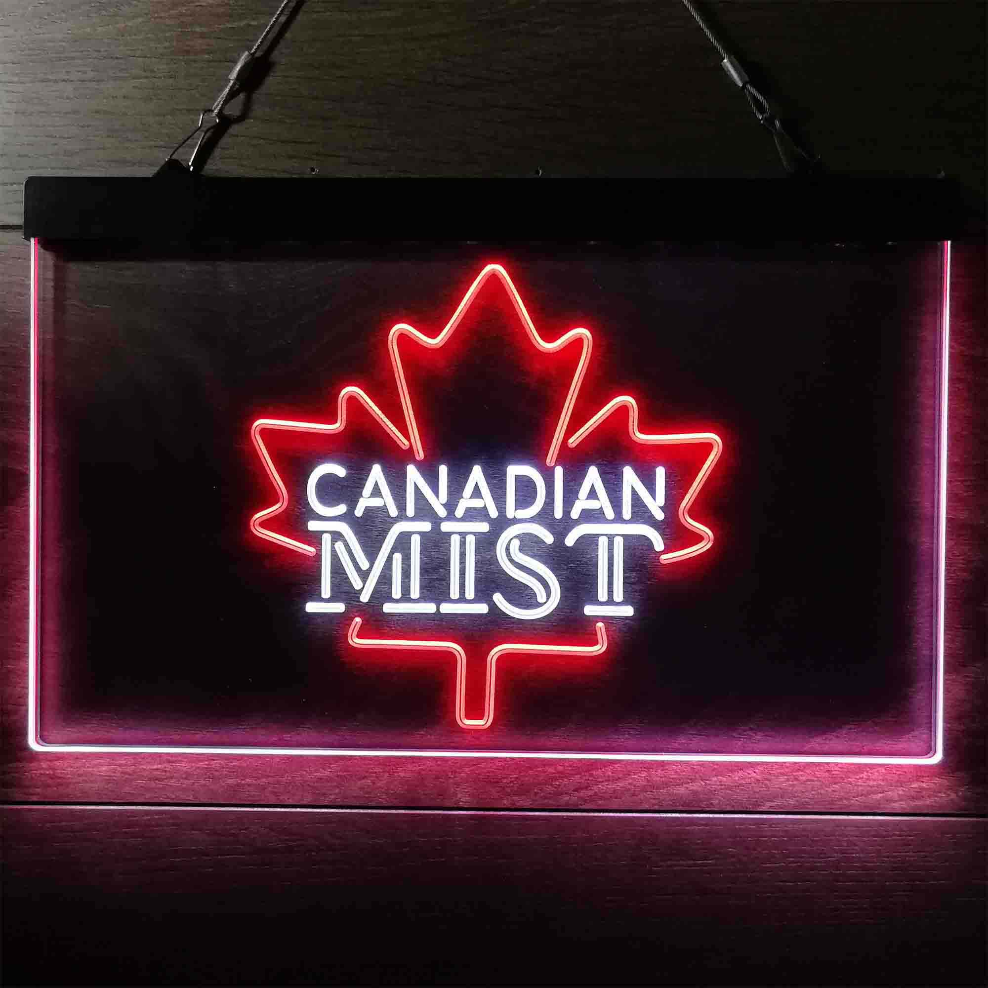 Canadian Mist Maple Leaf Neon-Like LED Sign - ProLedSign