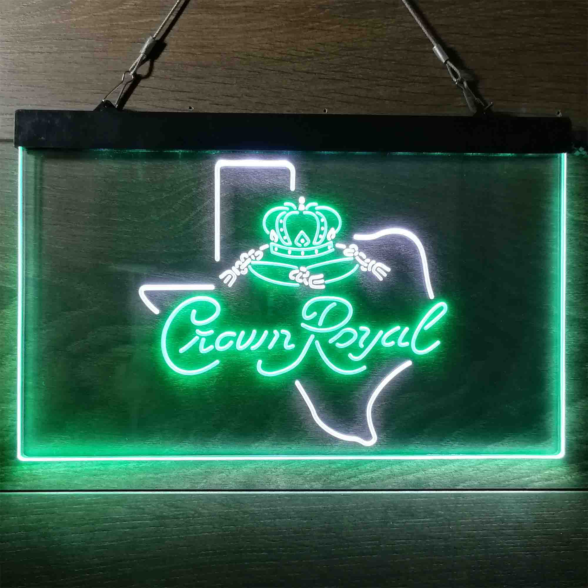 Crown Royal Texas Star Neon-Like LED Sign - ProLedSign