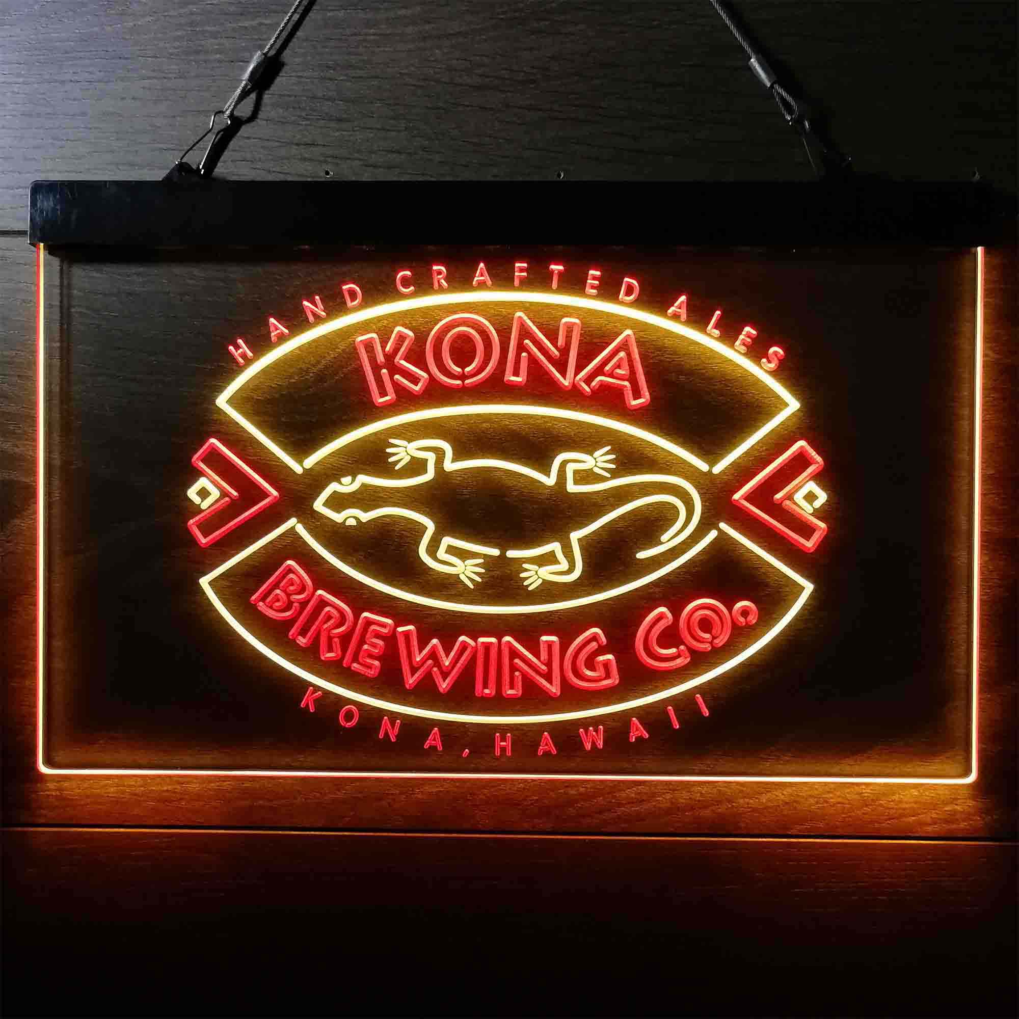Kona Brewing Co. Hawaii Dual Color LED Neon Sign ProLedSign
