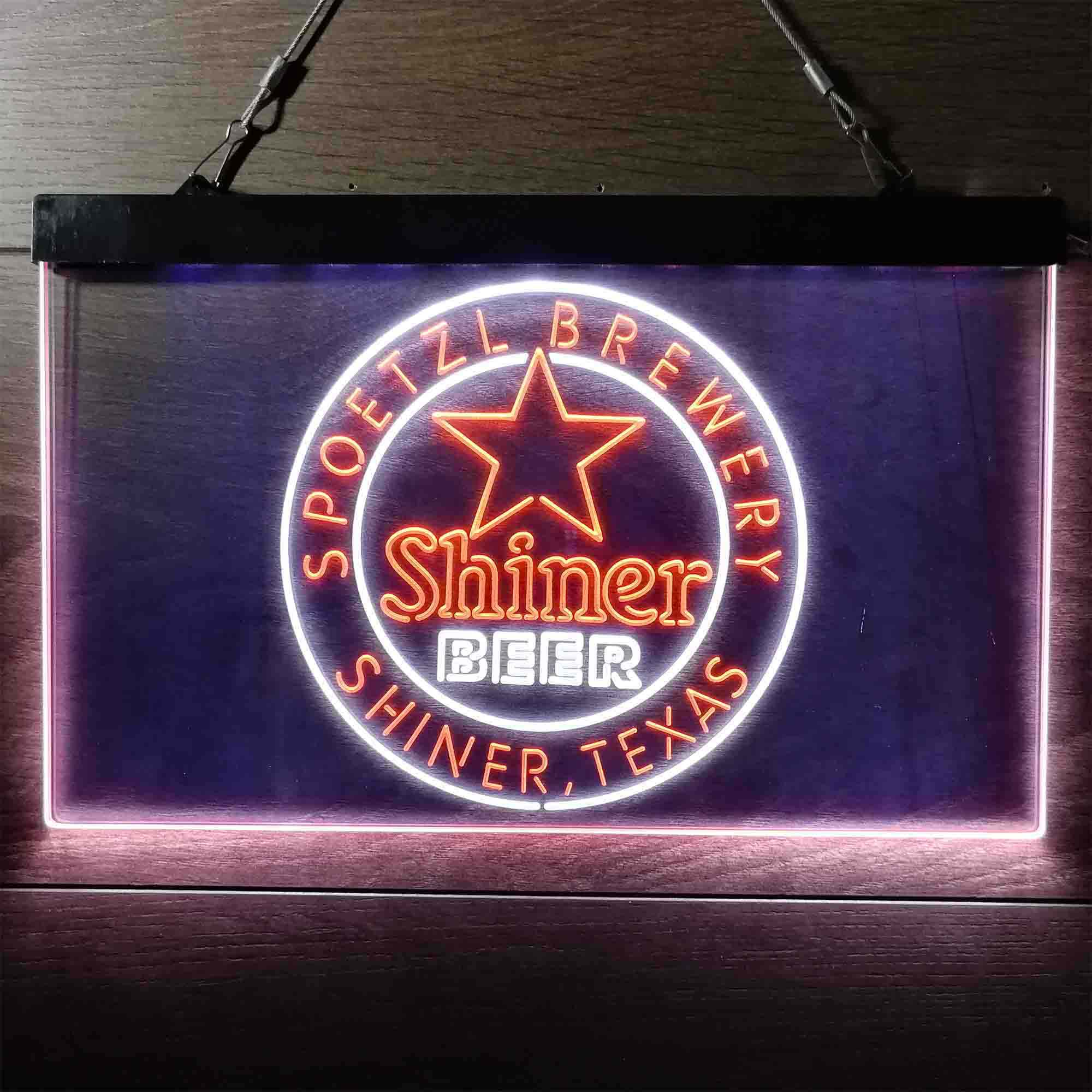 Shiner Beer Star Neon-Like LED Sign