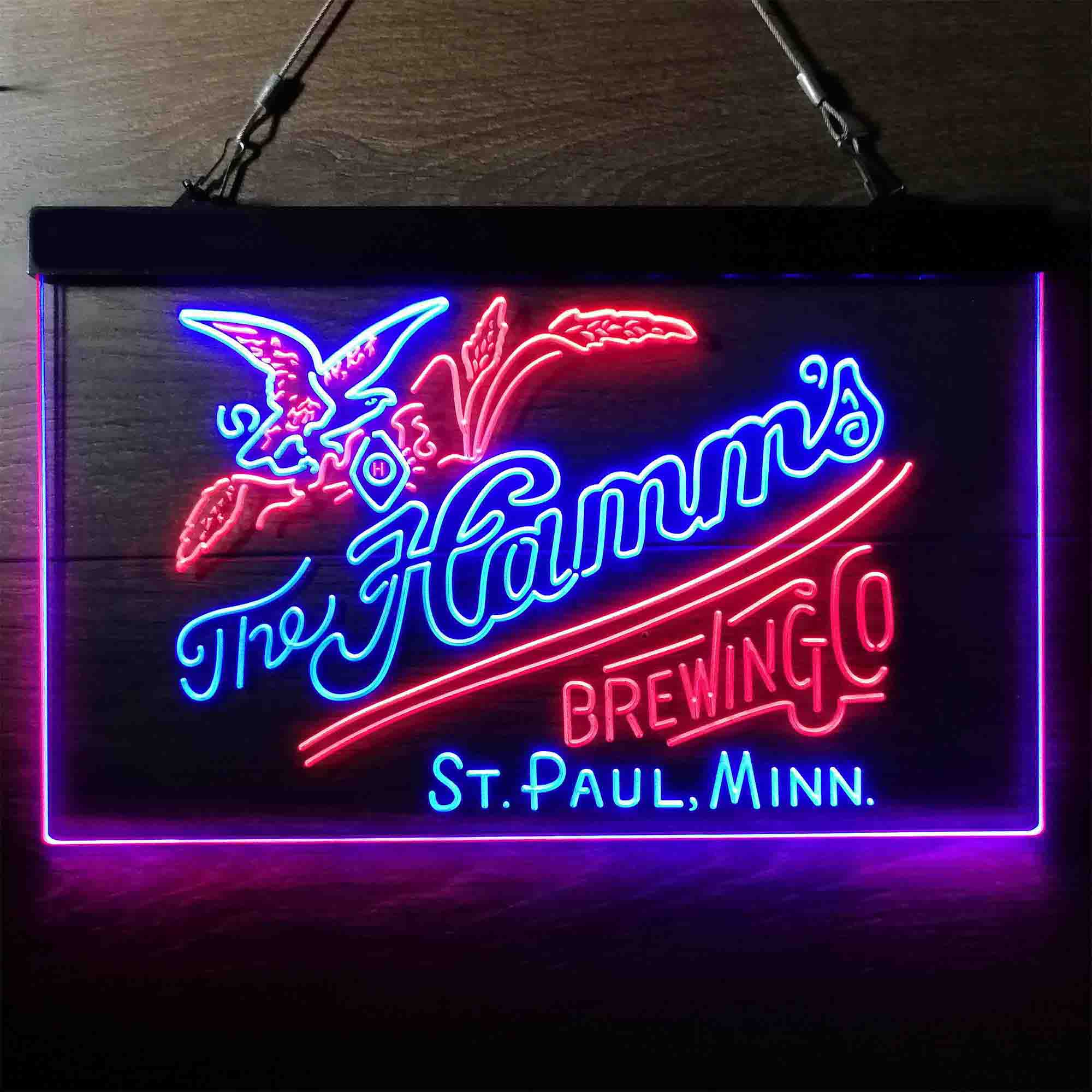 The Hamm's Brewing Company Dual Color LED Neon Sign ProLedSign