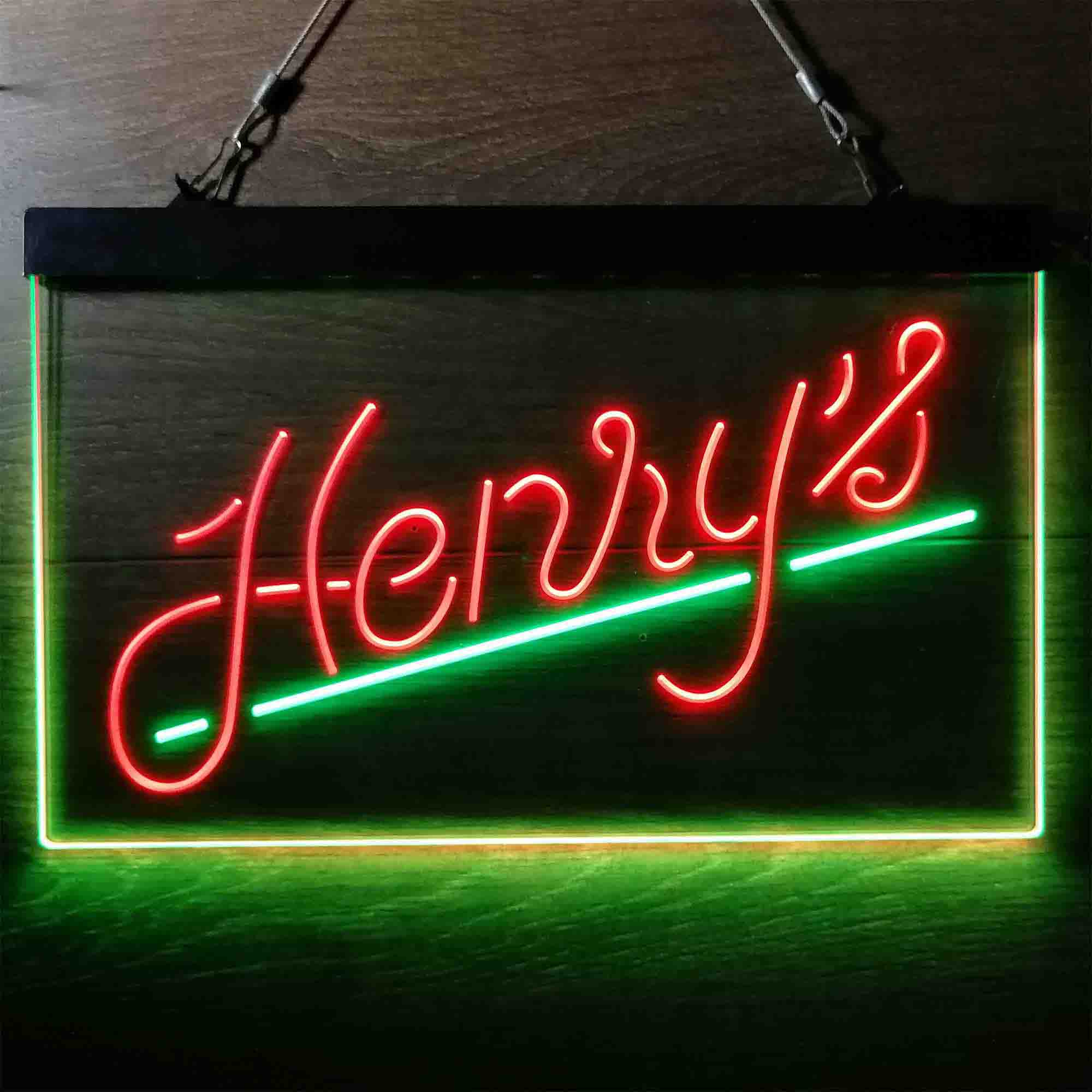 Henry Weinhard Root Beer Dual Color LED Neon Sign ProLedSign