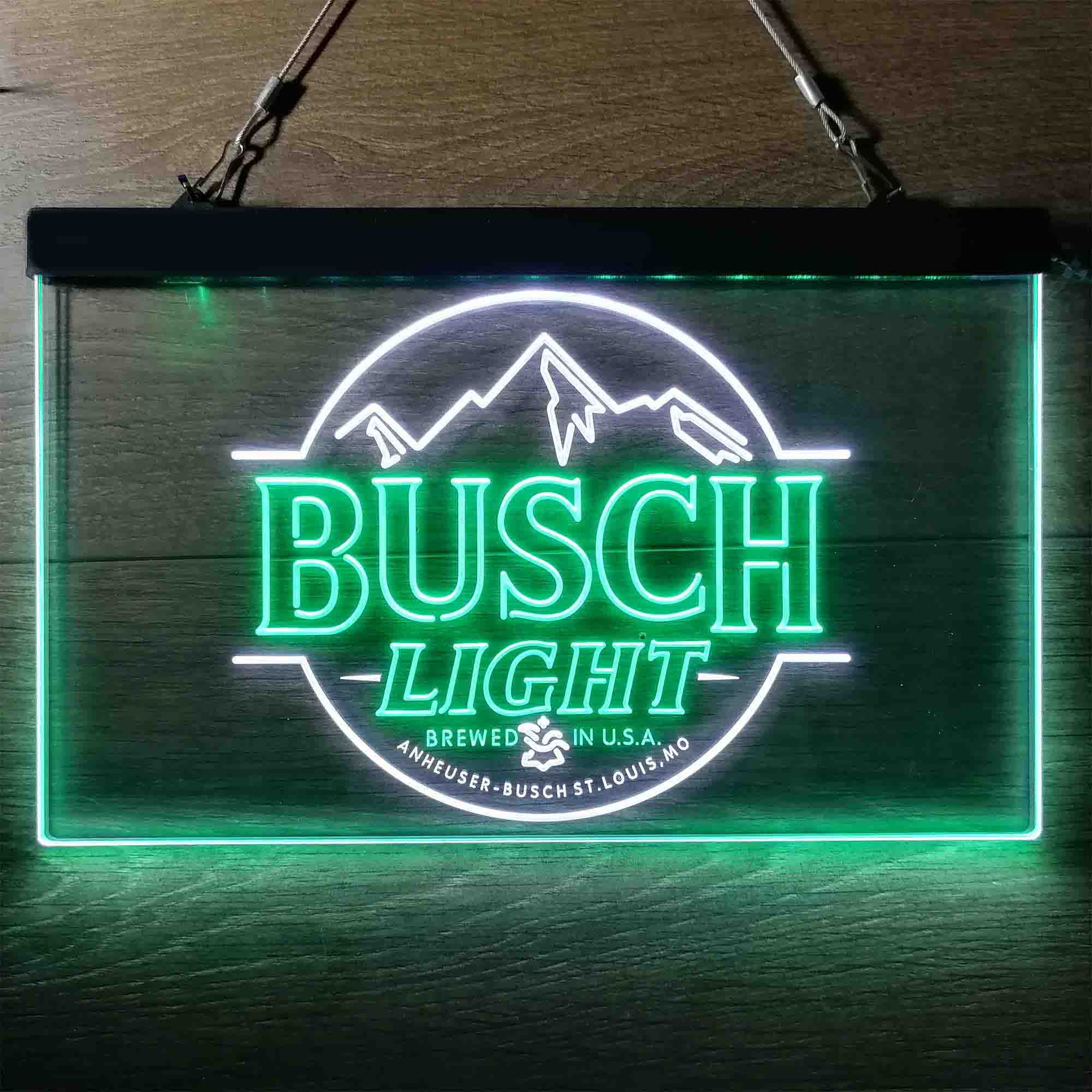 Busch Light Mountain Neon-Like LED Sign - ProLedSign