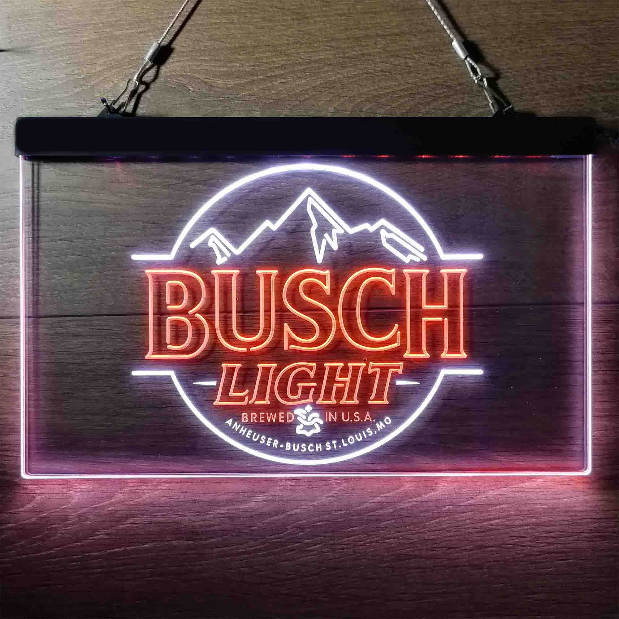 Busch Light Mountain Neon-Like LED Sign - ProLedSign
