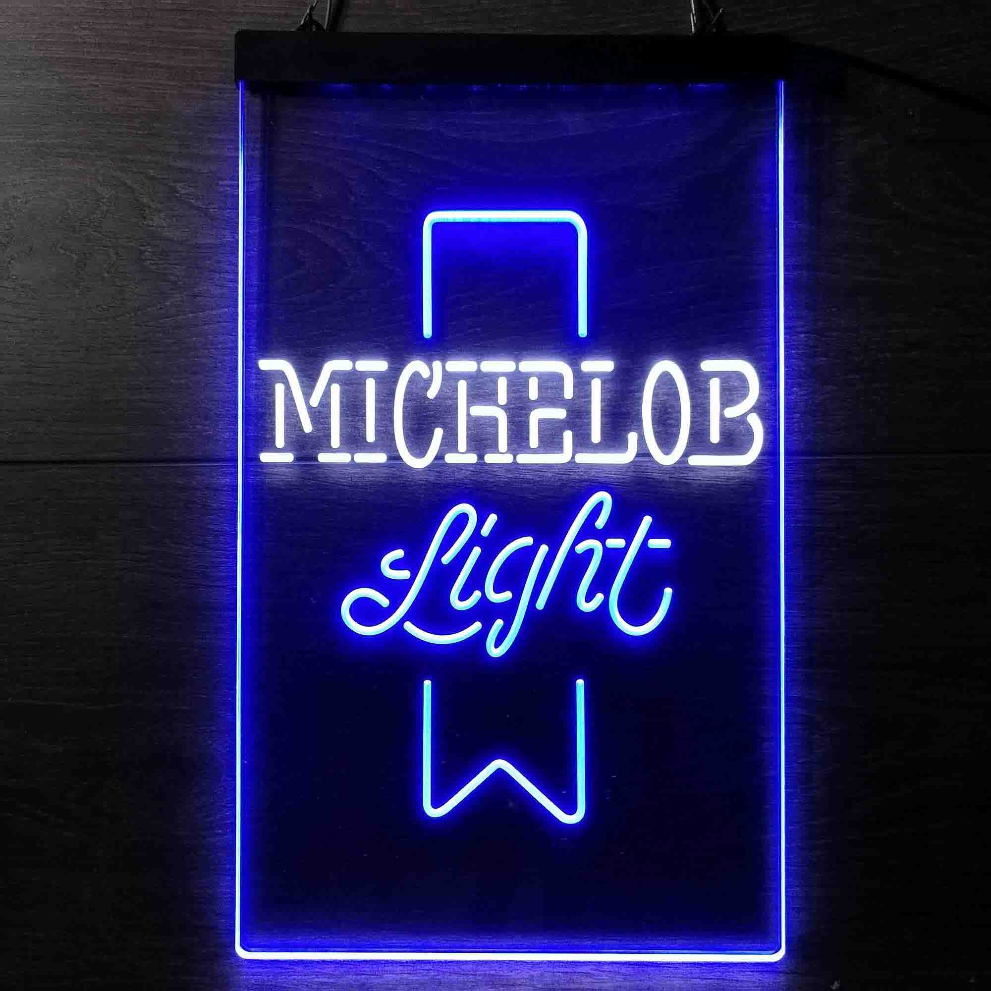 Michelob Light Red Ribbon Neon-Like LED Sign