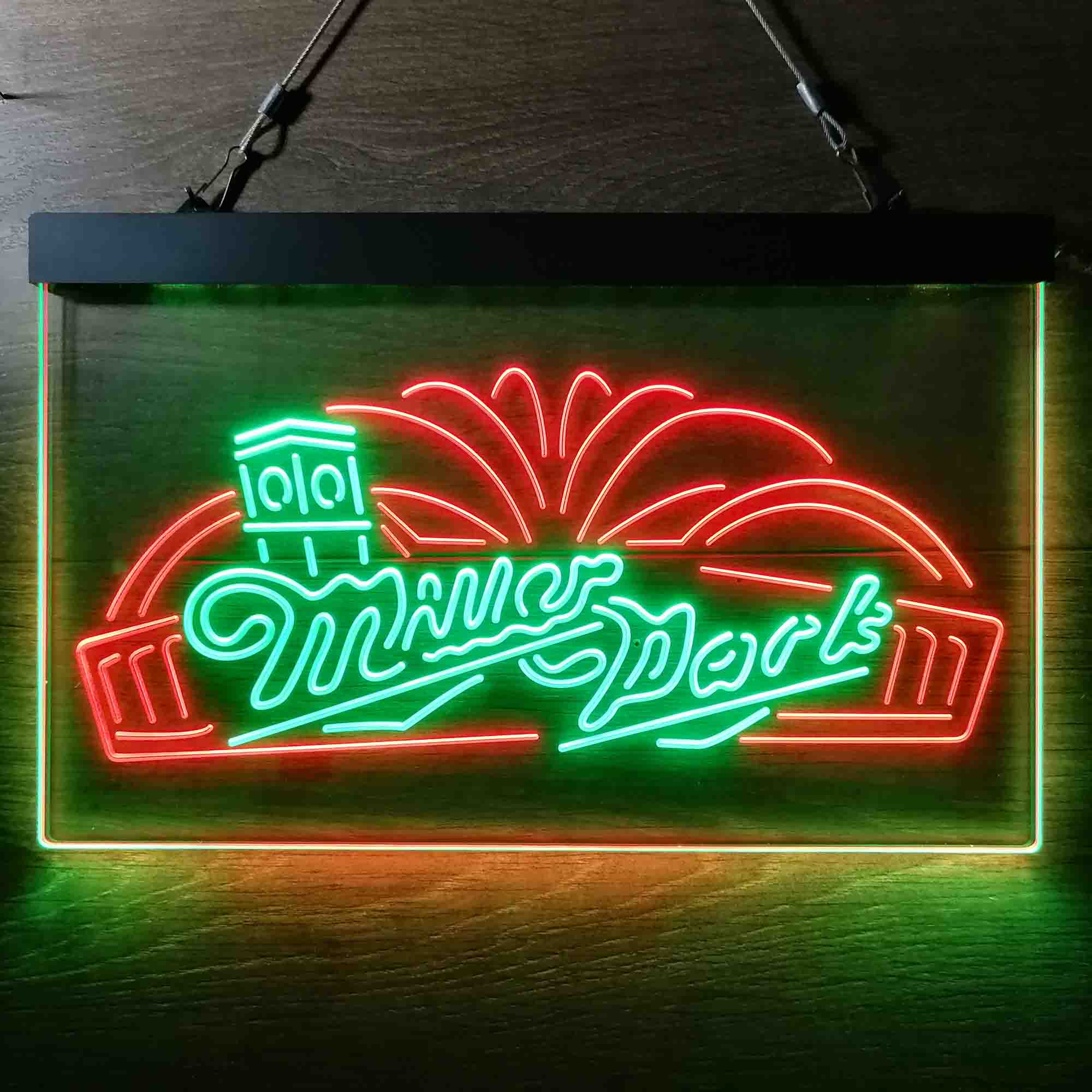 Miller Park Beer Dual Color LED Neon Sign ProLedSign