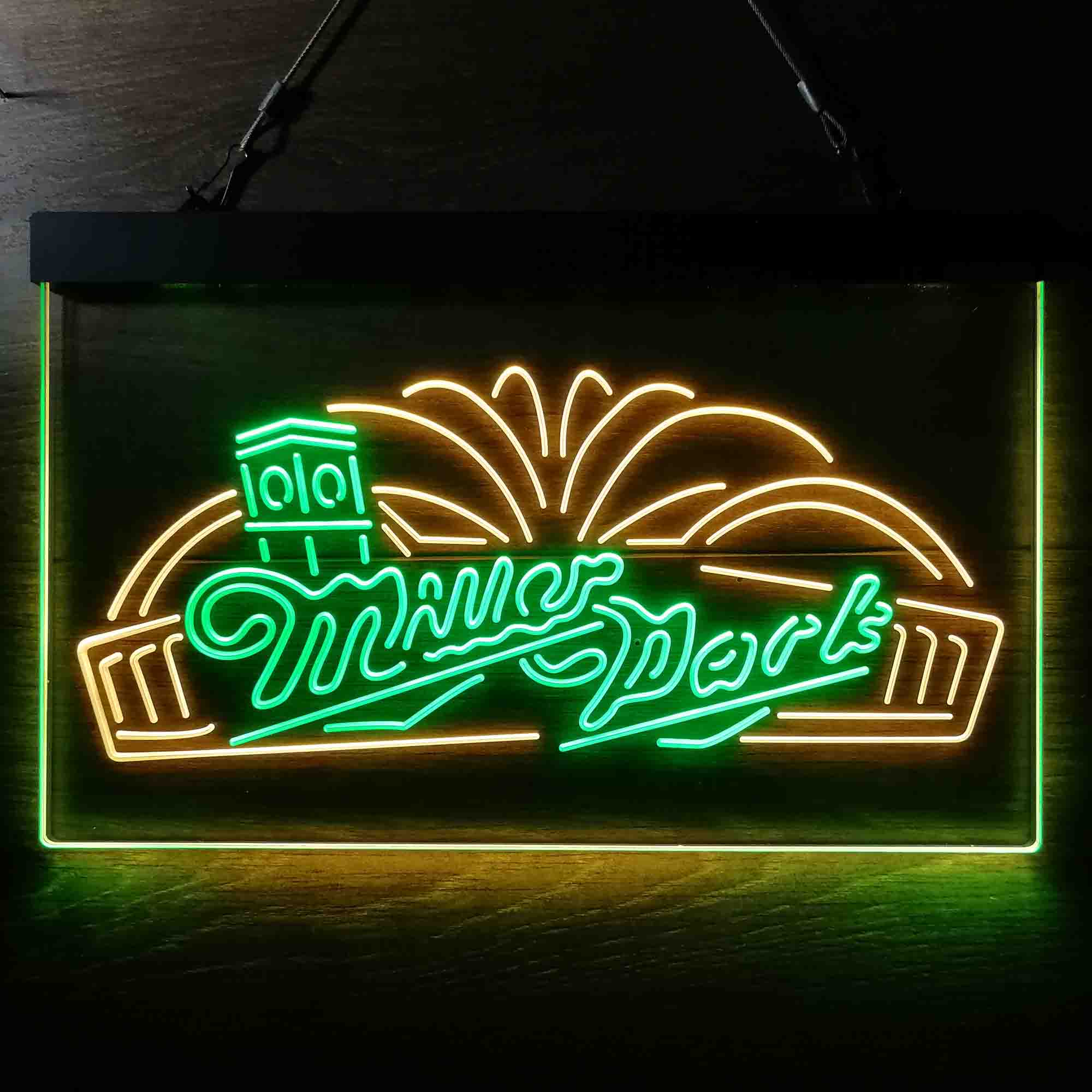 Miller Park Beer Dual Color LED Neon Sign ProLedSign