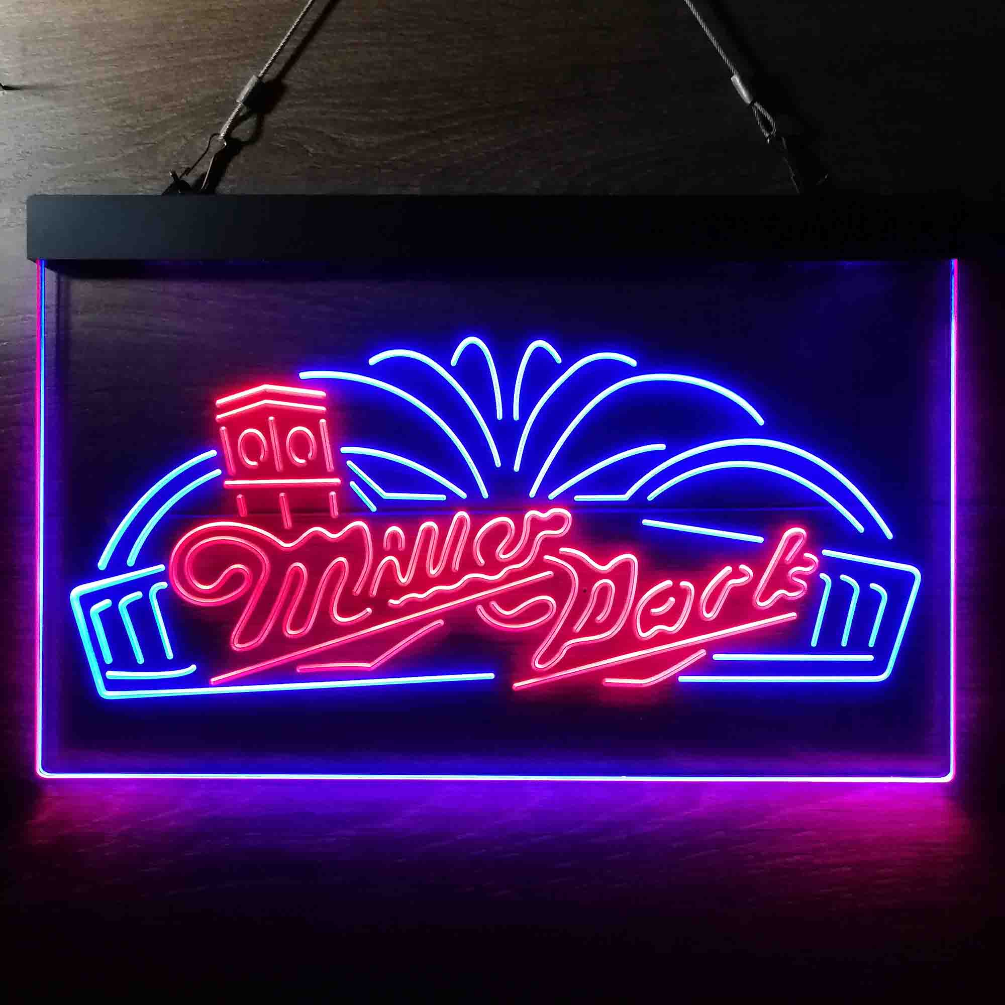 Miller Park Beer Dual Color LED Neon Sign ProLedSign