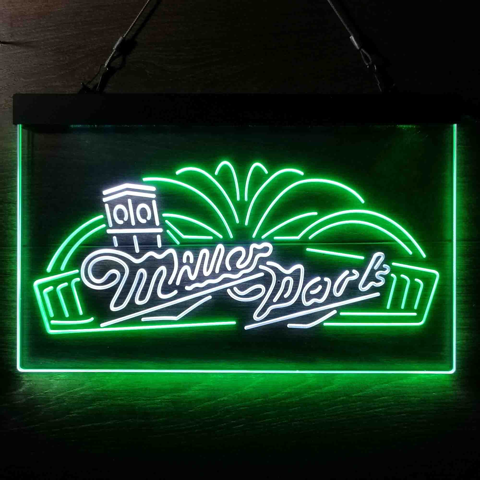 Miller Park Beer Dual Color LED Neon Sign ProLedSign