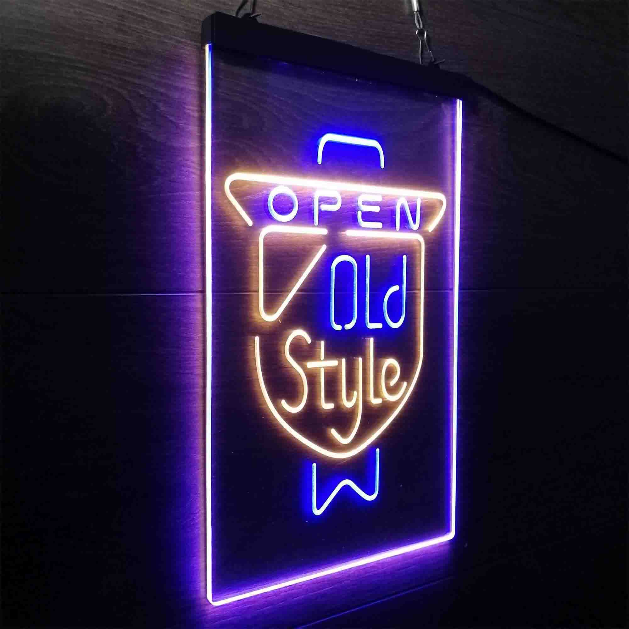 Old Style Beer Open Neon-Like LED Sign