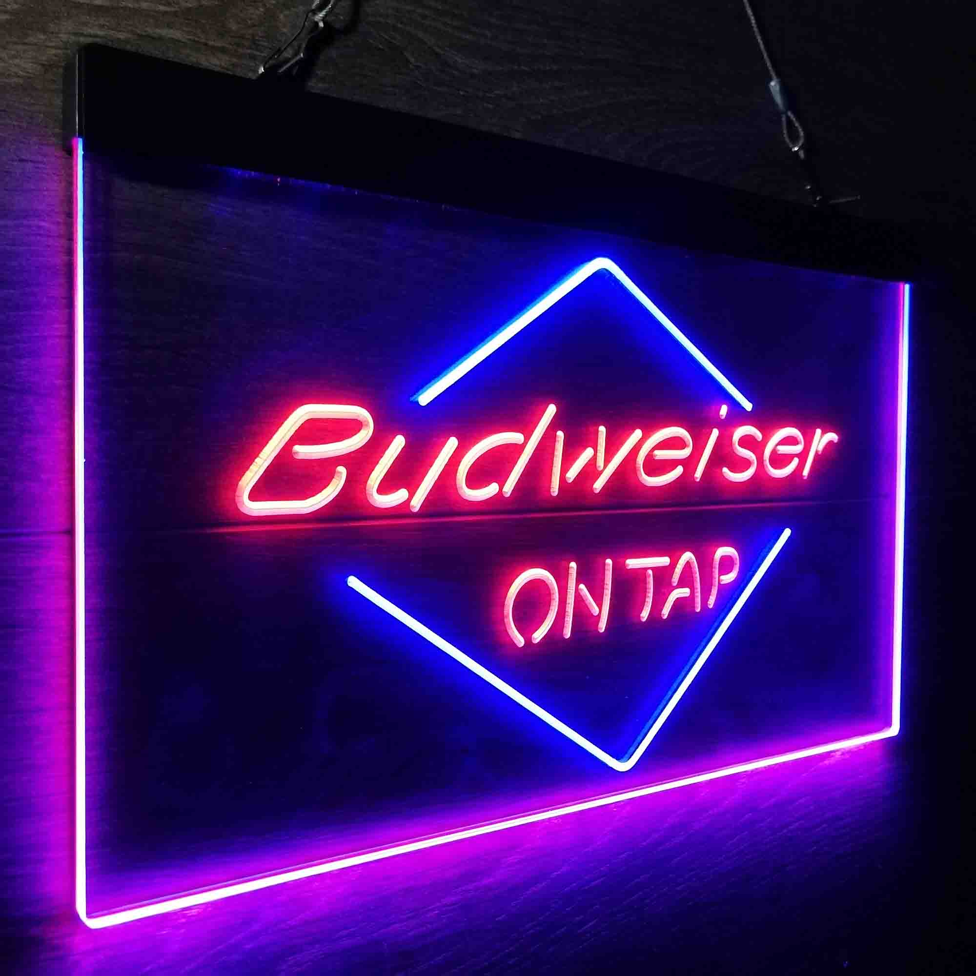 Budweiser On Tap Beer Neon-Like LED Sign - ProLedSign