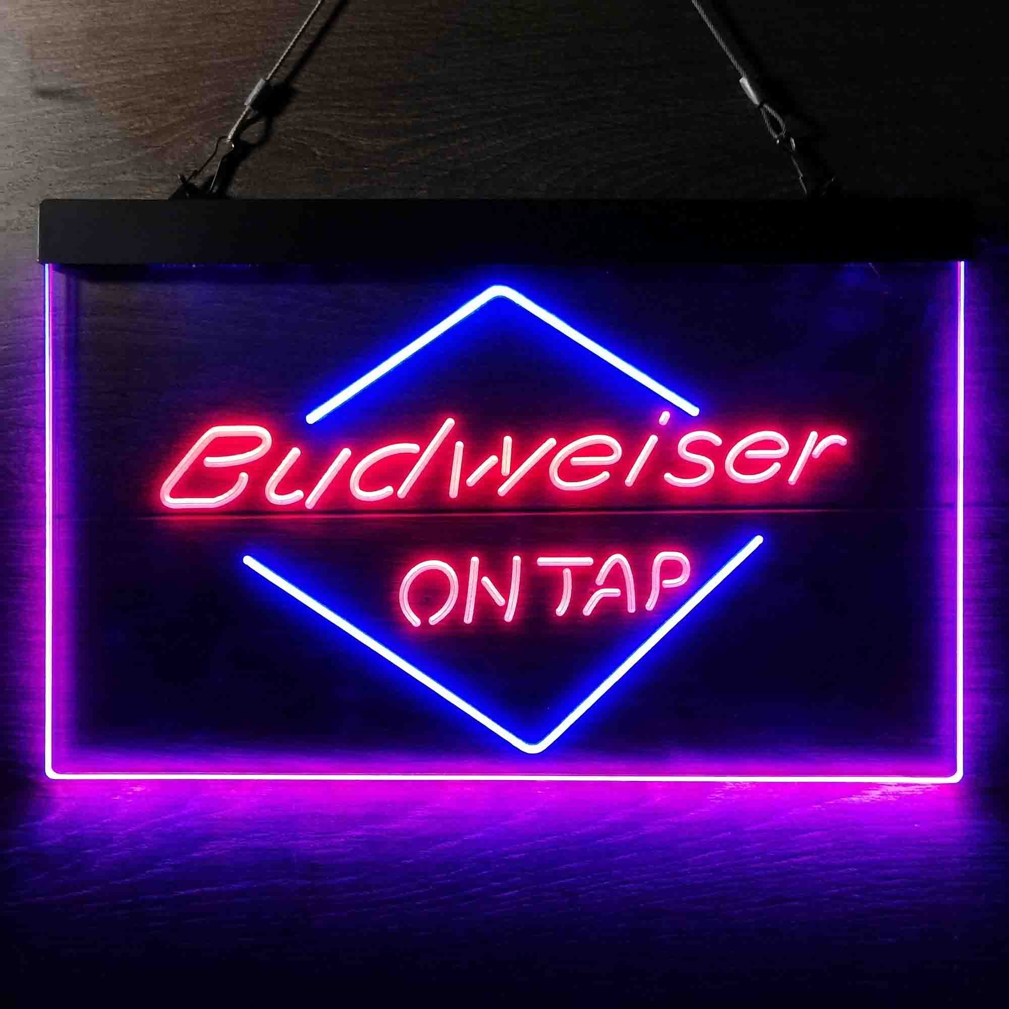 Budweiser On Tap Beer Neon-Like LED Sign - ProLedSign