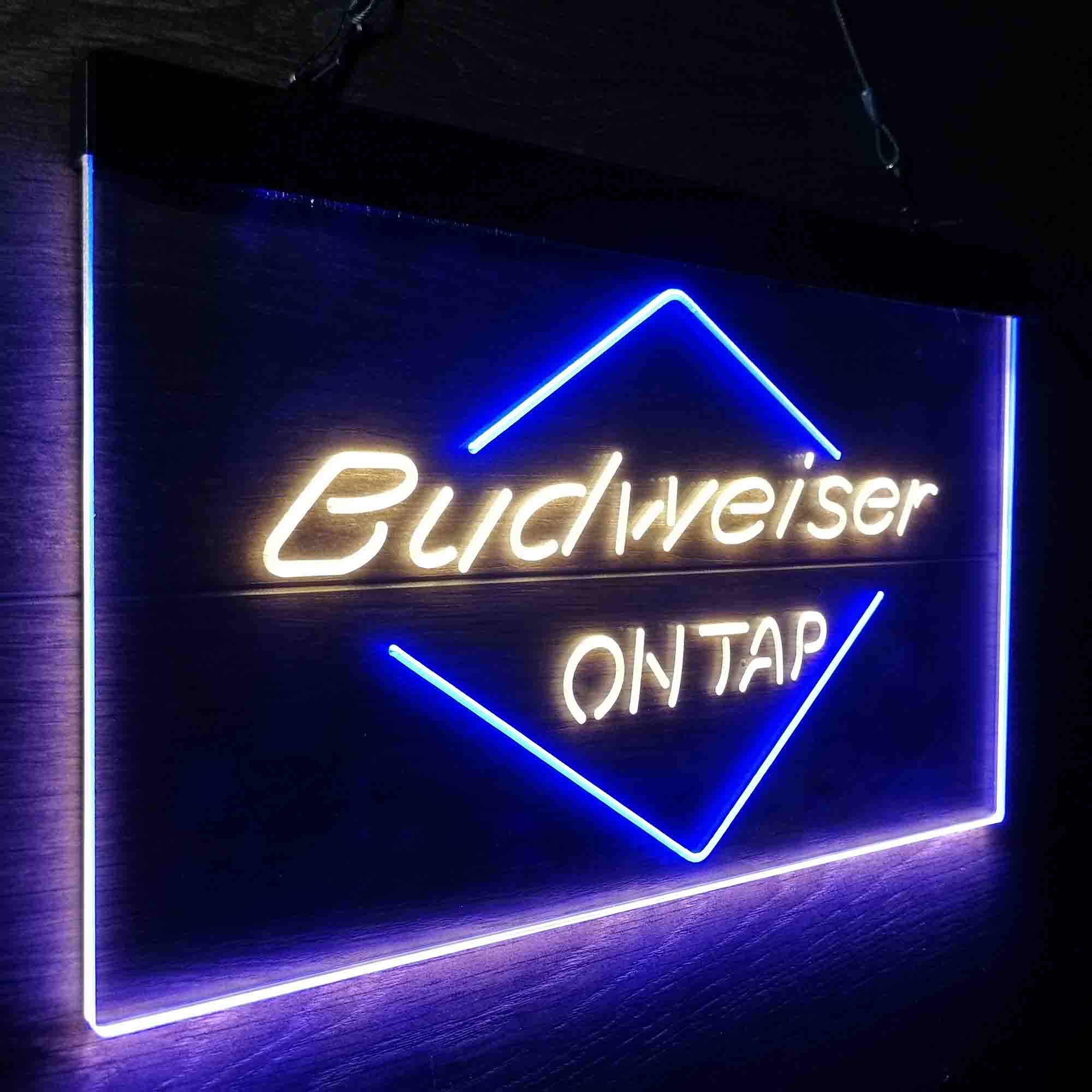 Budweiser On Tap Beer Neon-Like LED Sign - ProLedSign