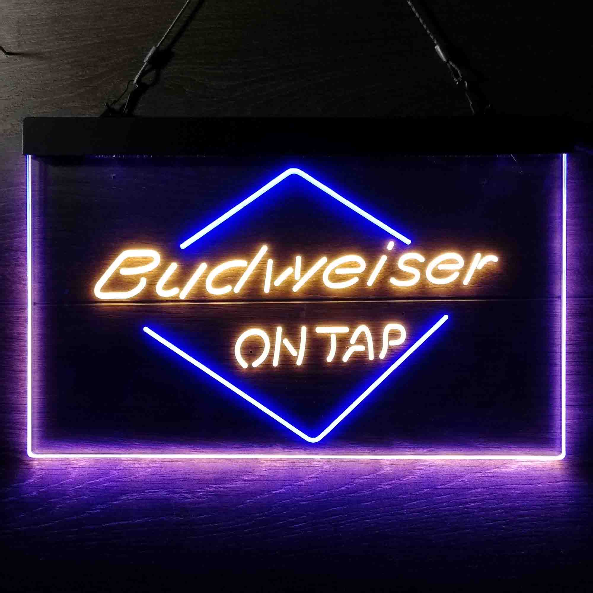 Budweiser On Tap Beer Neon-Like LED Sign