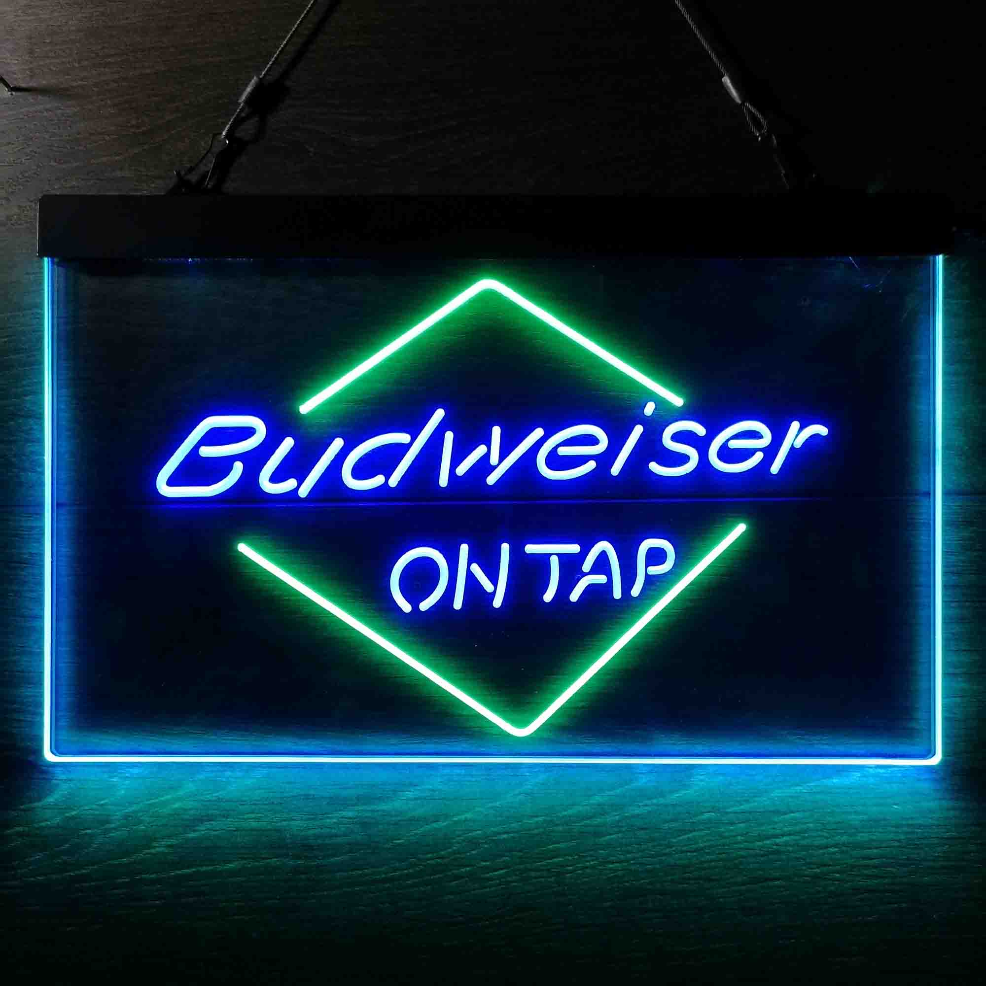 Budweiser On Tap Beer Neon-Like LED Sign - ProLedSign