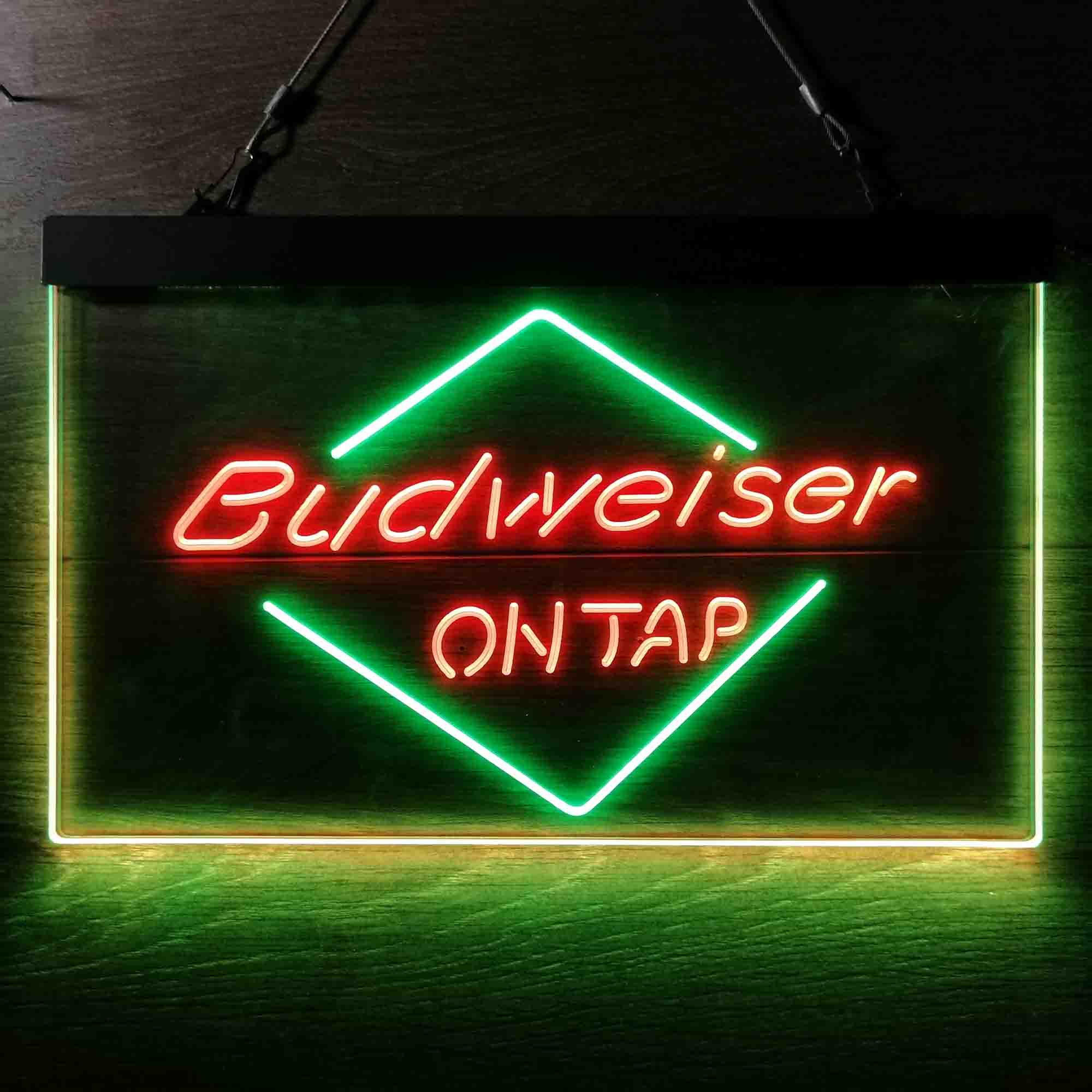 Budweiser On Tap Beer Neon-Like LED Sign - ProLedSign