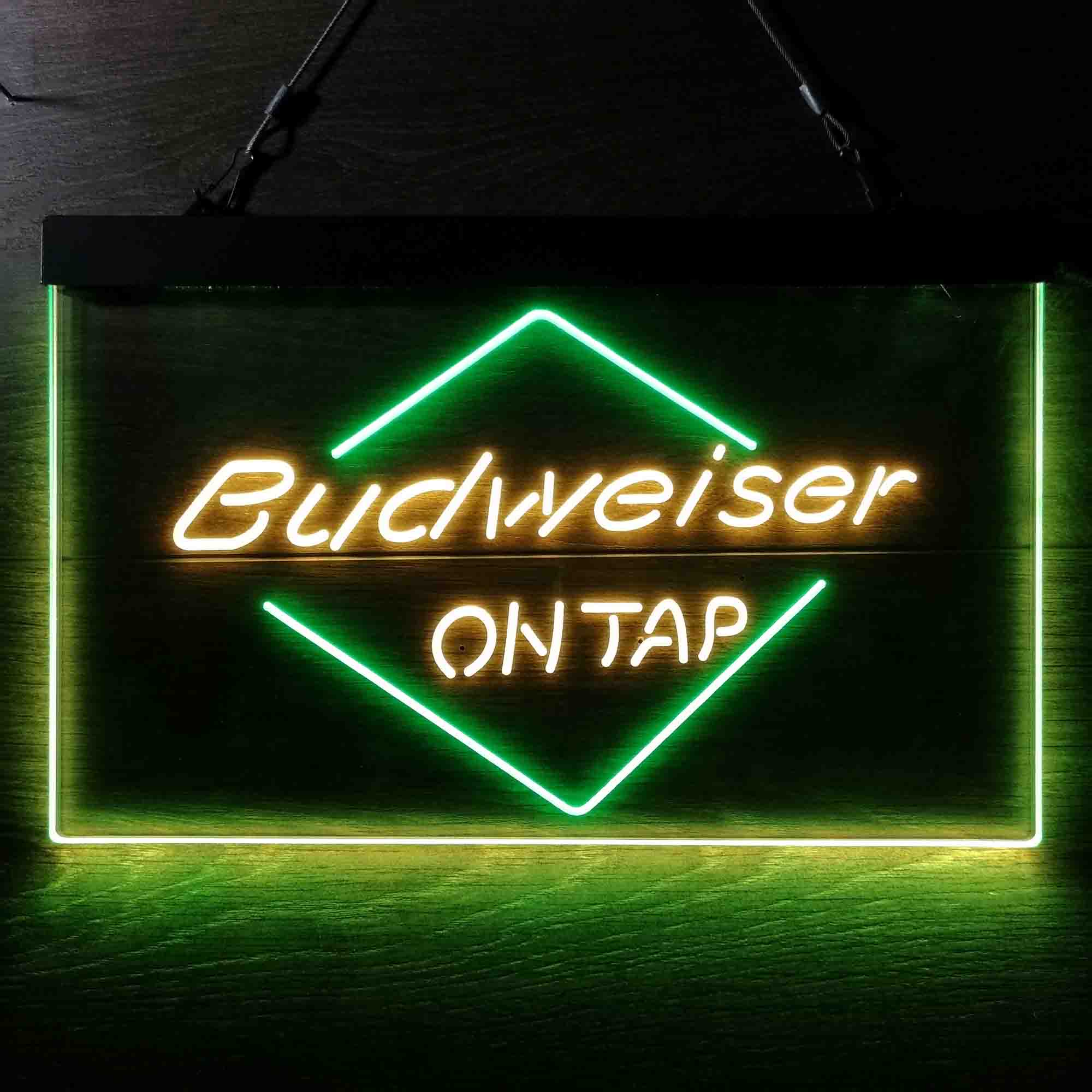 Budweiser On Tap Beer Neon-Like LED Sign - ProLedSign