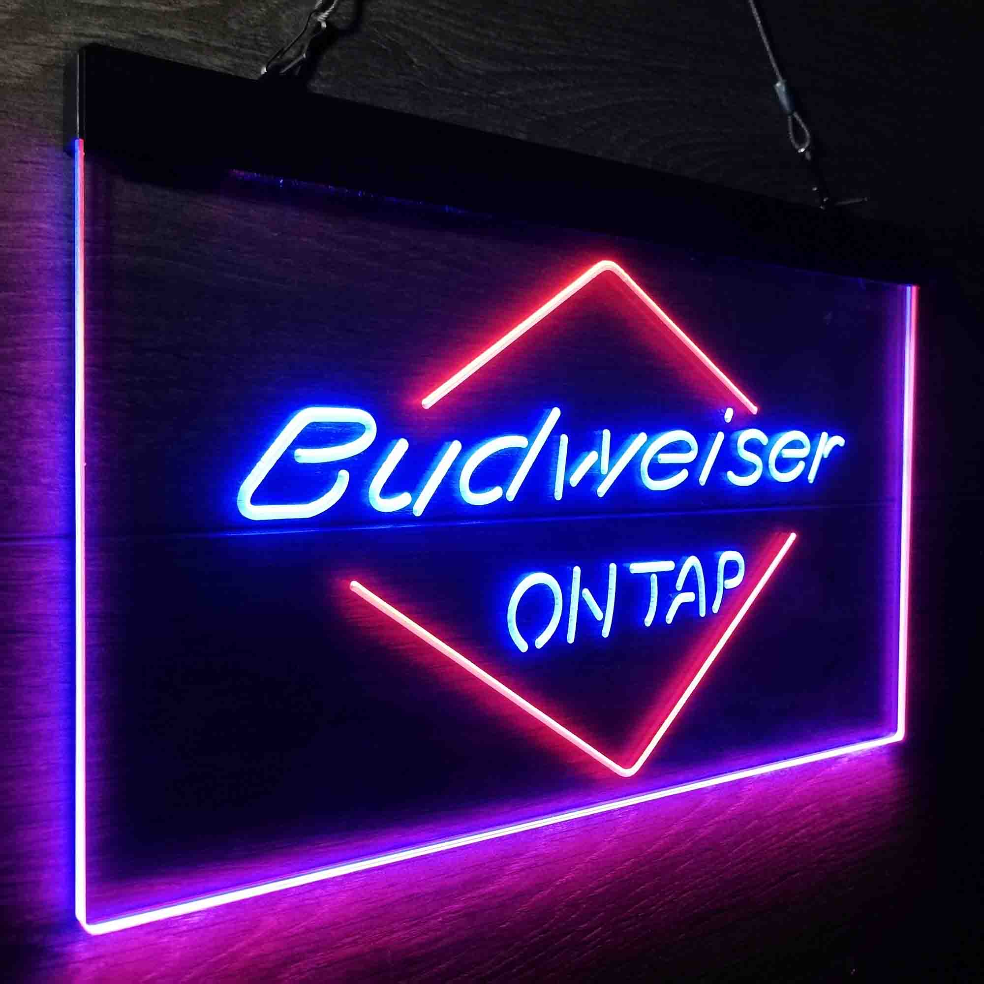 Budweiser On Tap Beer Neon-Like LED Sign - ProLedSign