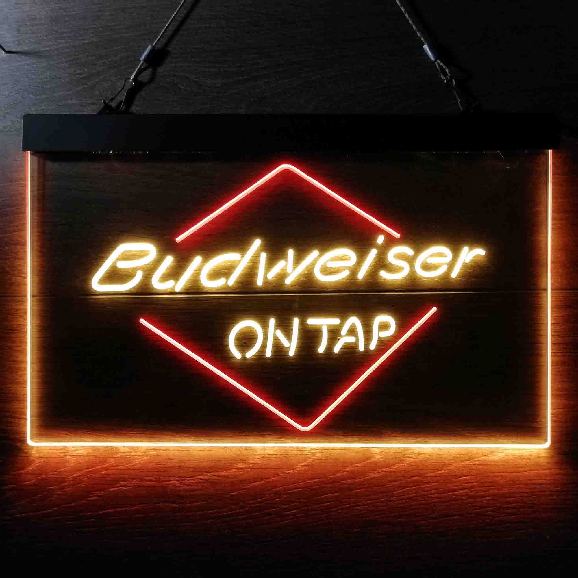 Budweiser On Tap Beer Neon-Like LED Sign - ProLedSign