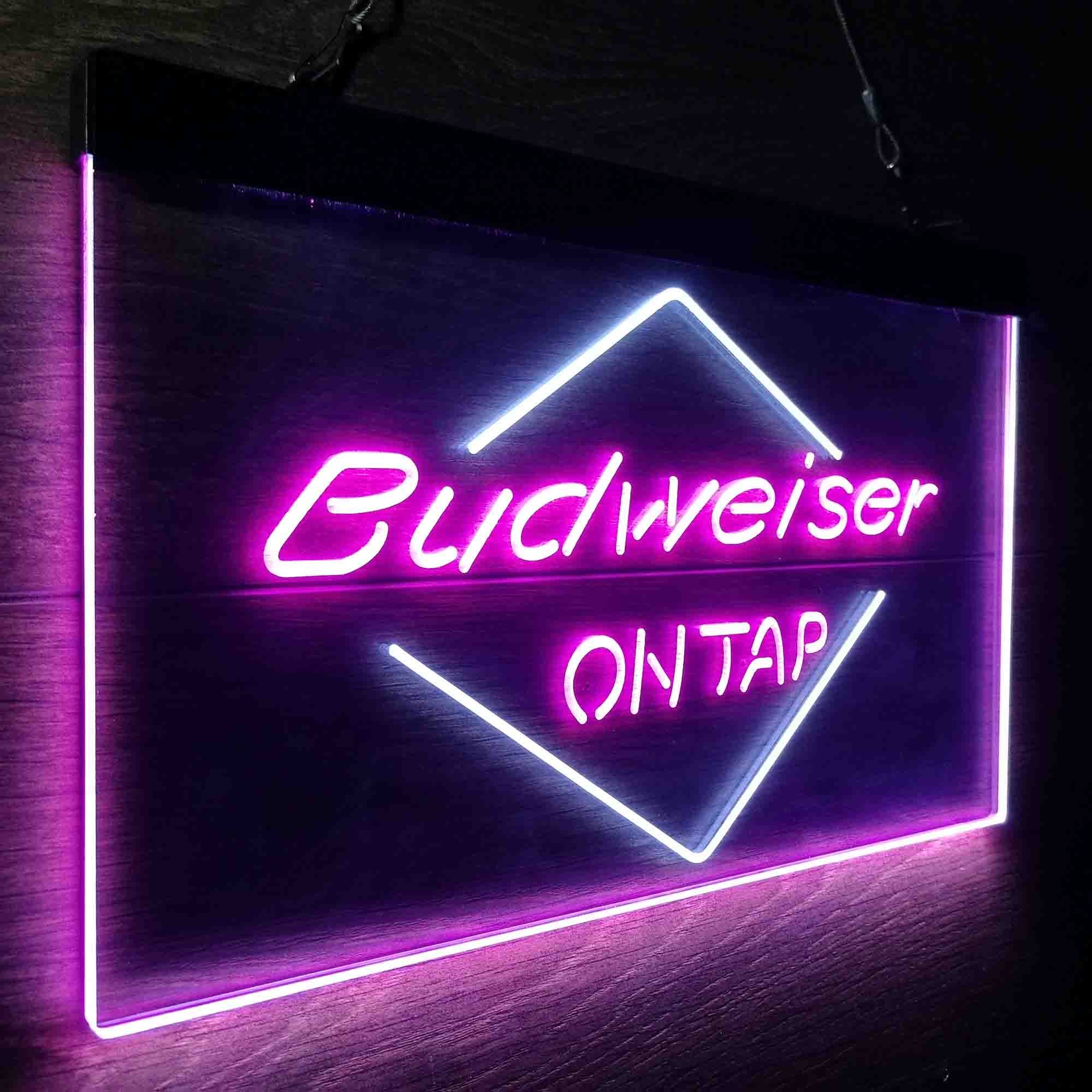 Budweiser On Tap Beer Neon-Like LED Sign - ProLedSign