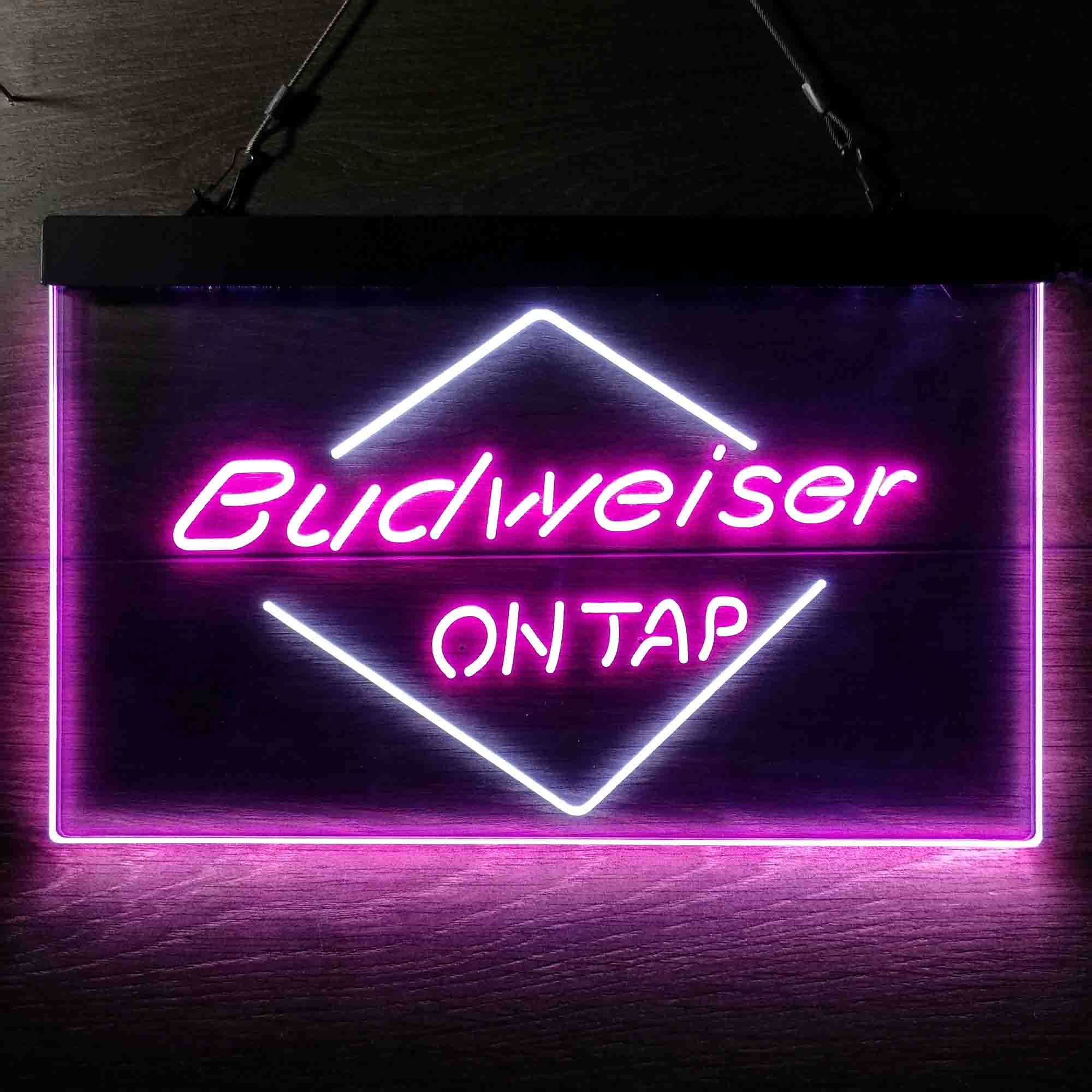 Budweiser On Tap Beer Neon-Like LED Sign - ProLedSign