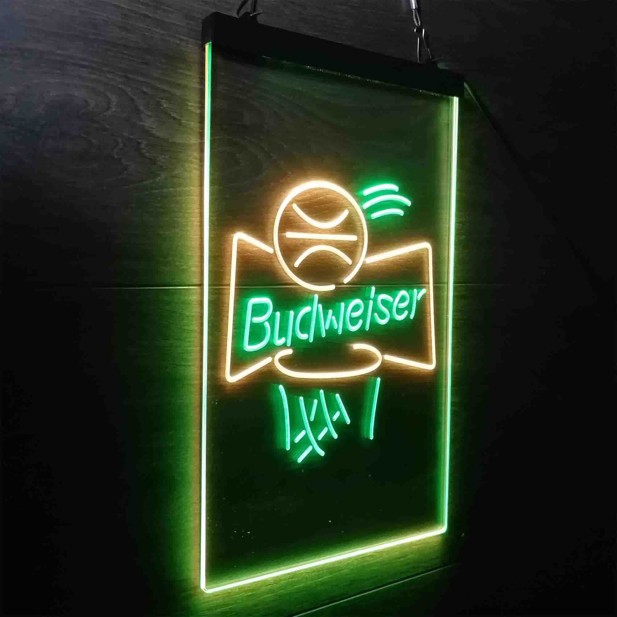 Budweiser Basketball Net Neon-Like LED Sign - ProLedSign
