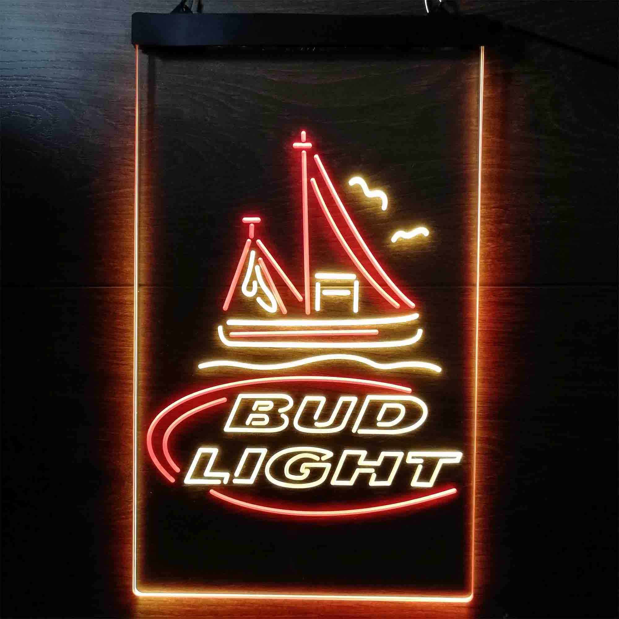 Bud Light Sail Boat Neon-Like LED Sign - ProLedSign