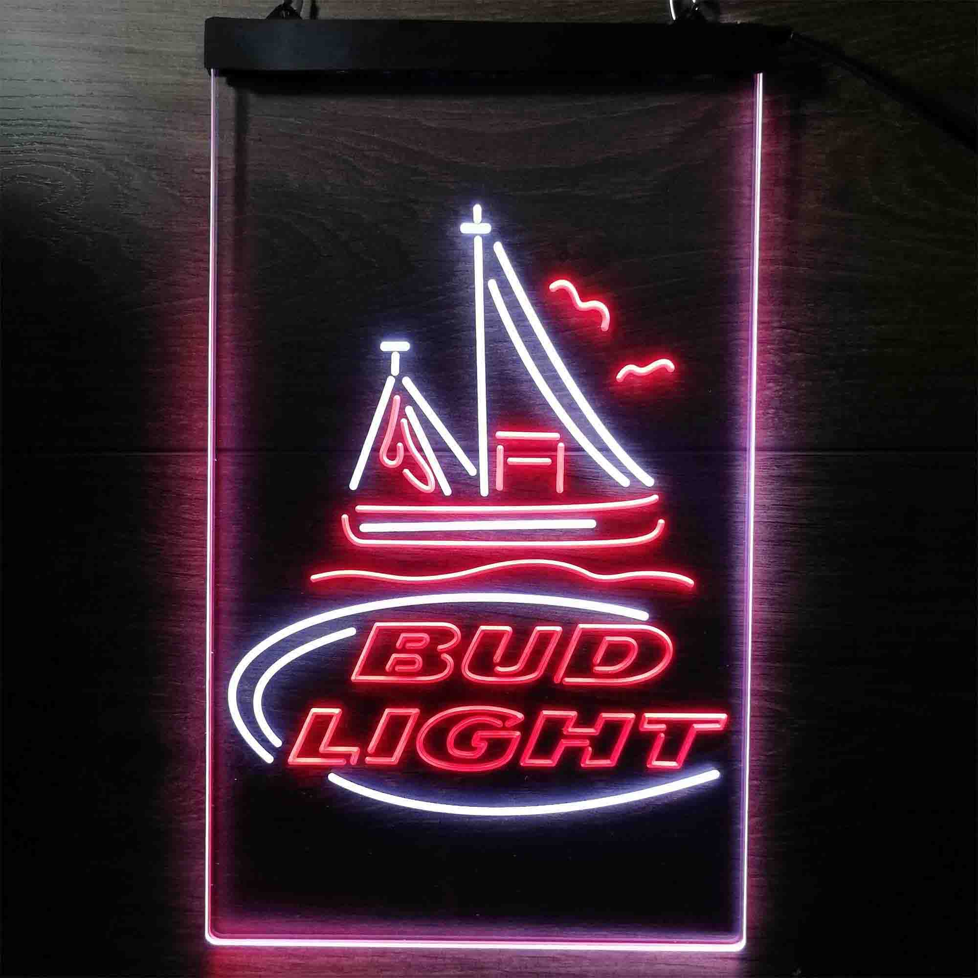 Bud Light Sail Boat Neon-Like LED Sign