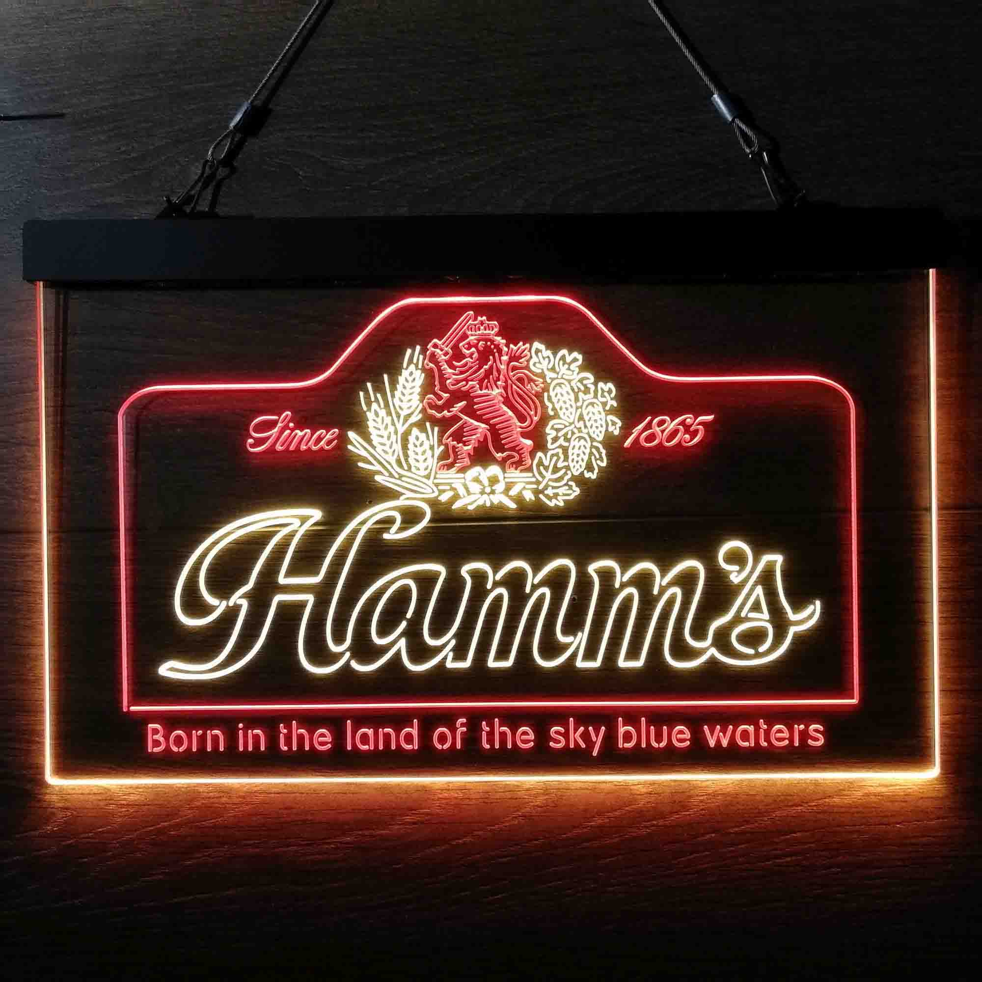 Hamm's Beer Since 1865 Neon-Like LED Sign