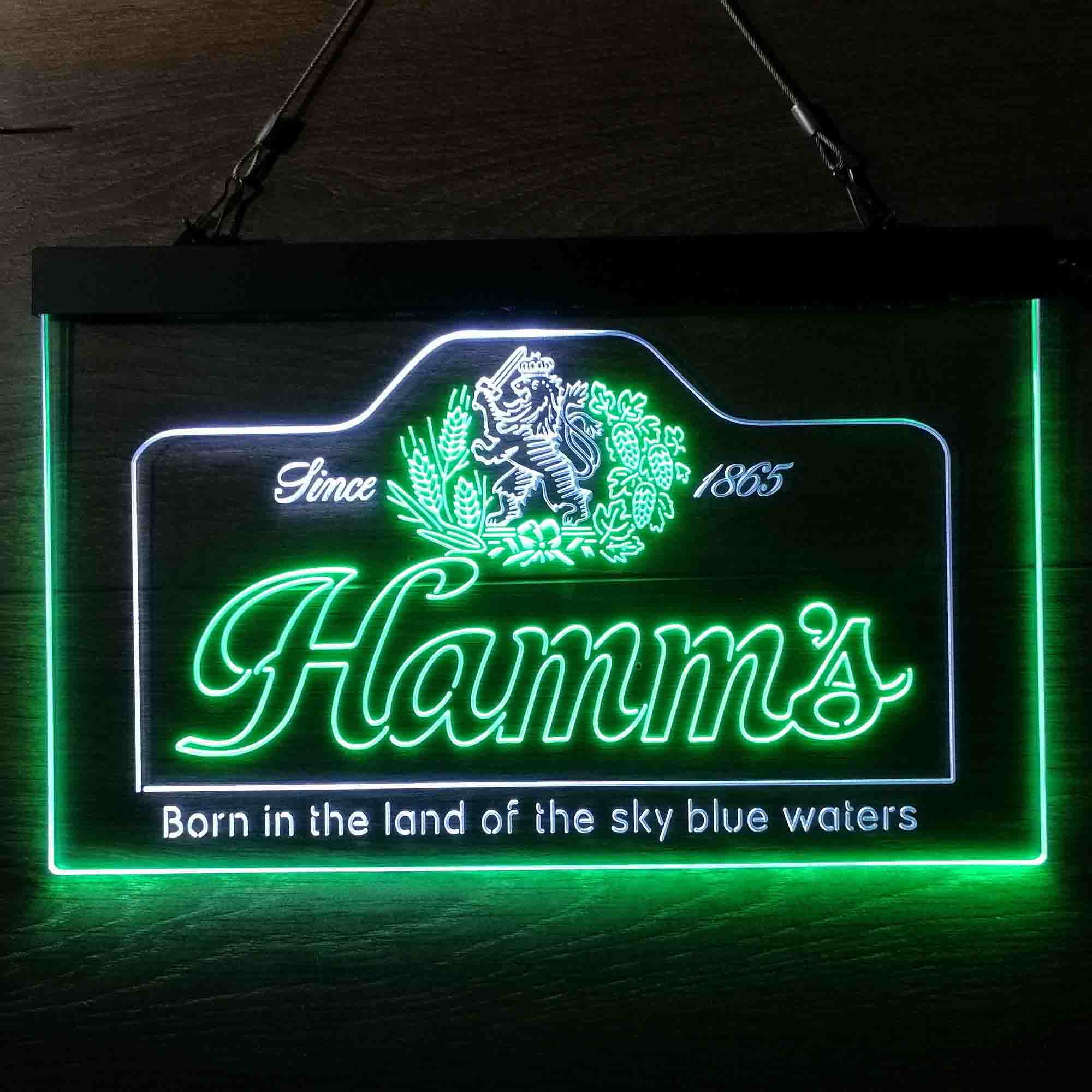 Hamm's Beer Bar Pub Neon LED Sign