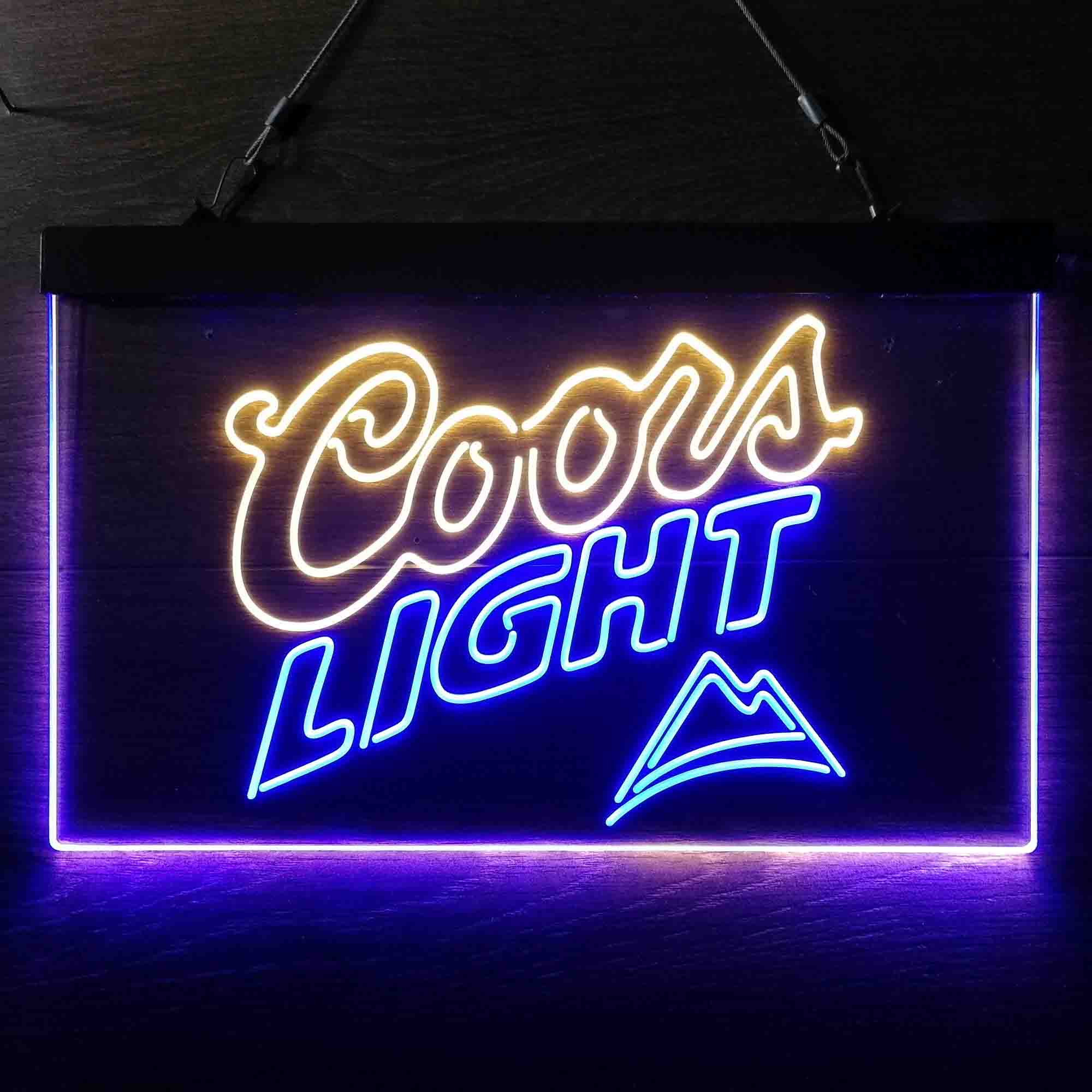 Coors Light Mountain Neon-Like LED Sign - ProLedSign