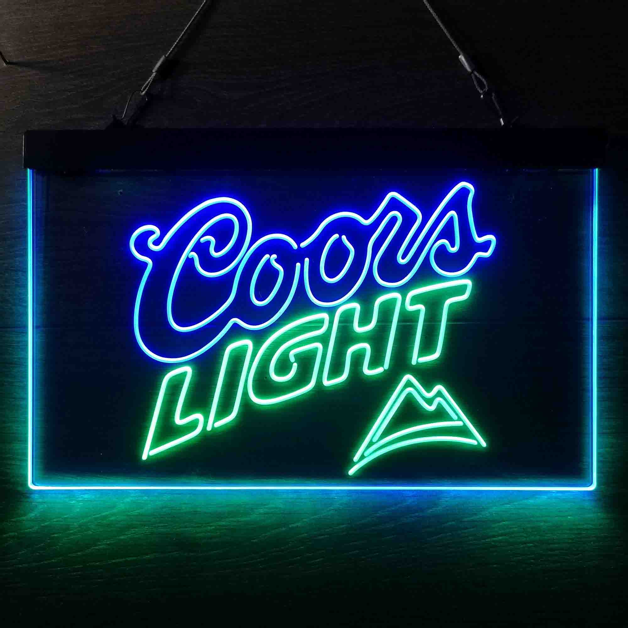 Coors Light Mountain Neon-Like LED Sign - ProLedSign