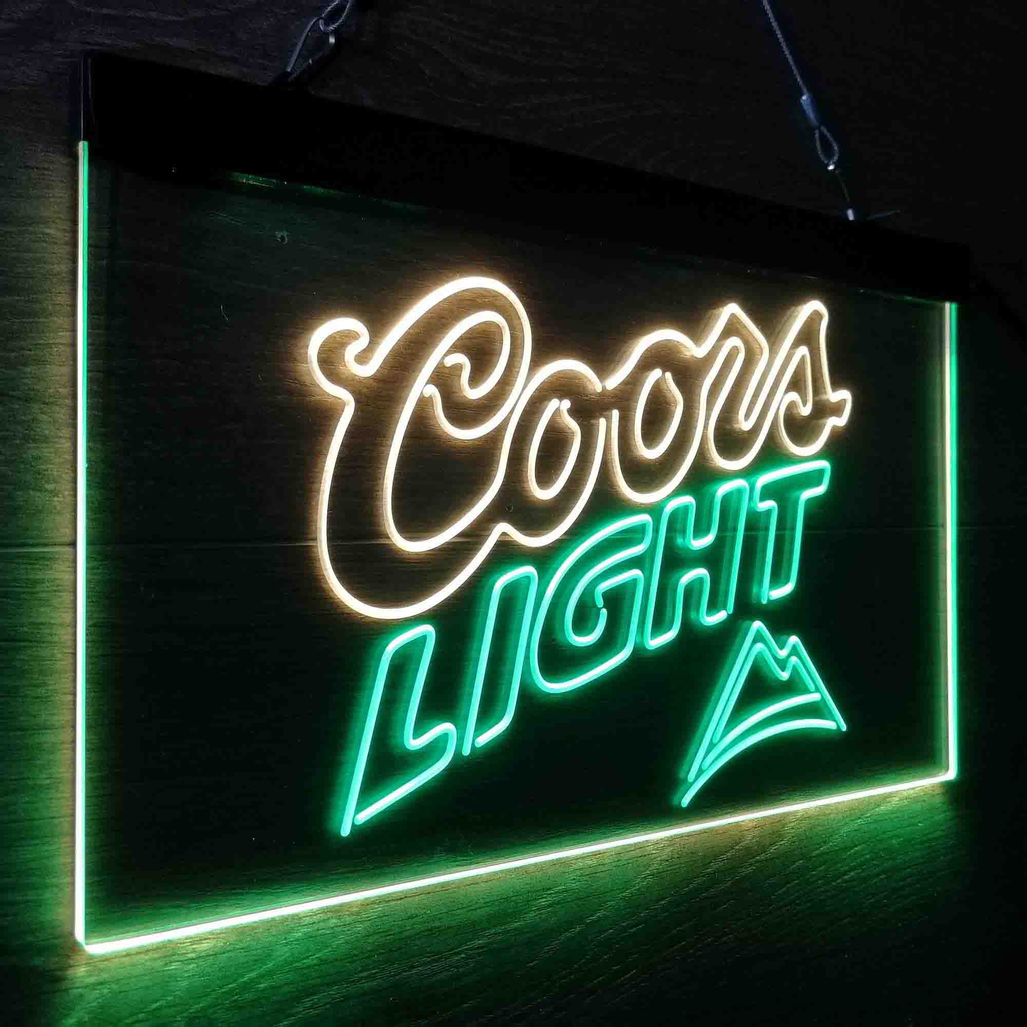 Coors Light Mountain Neon-Like LED Sign - ProLedSign