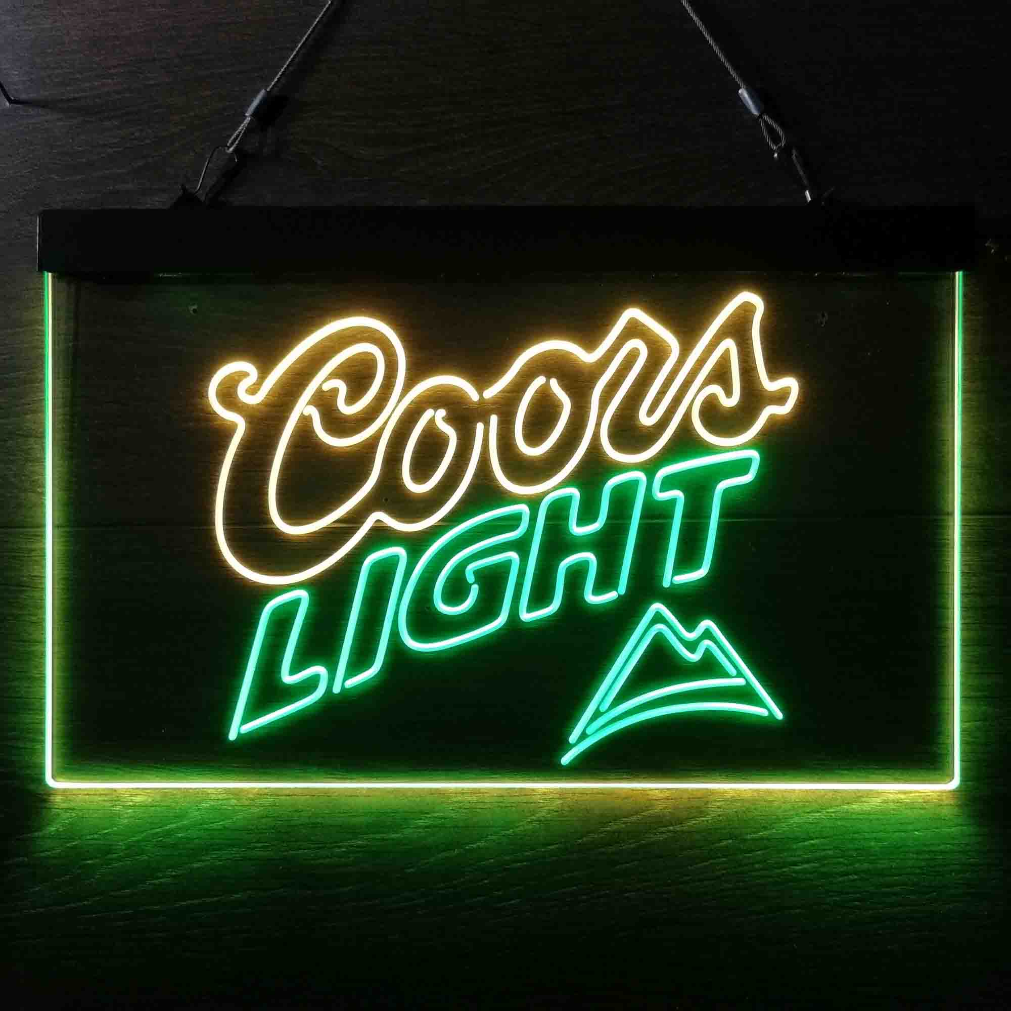 Coors Light Mountain Neon-Like LED Sign - ProLedSign