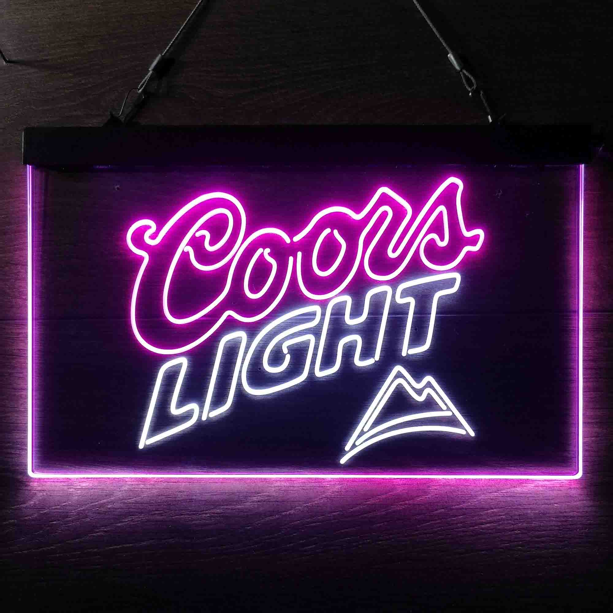 Coors Light Mountain Neon-Like LED Sign - ProLedSign