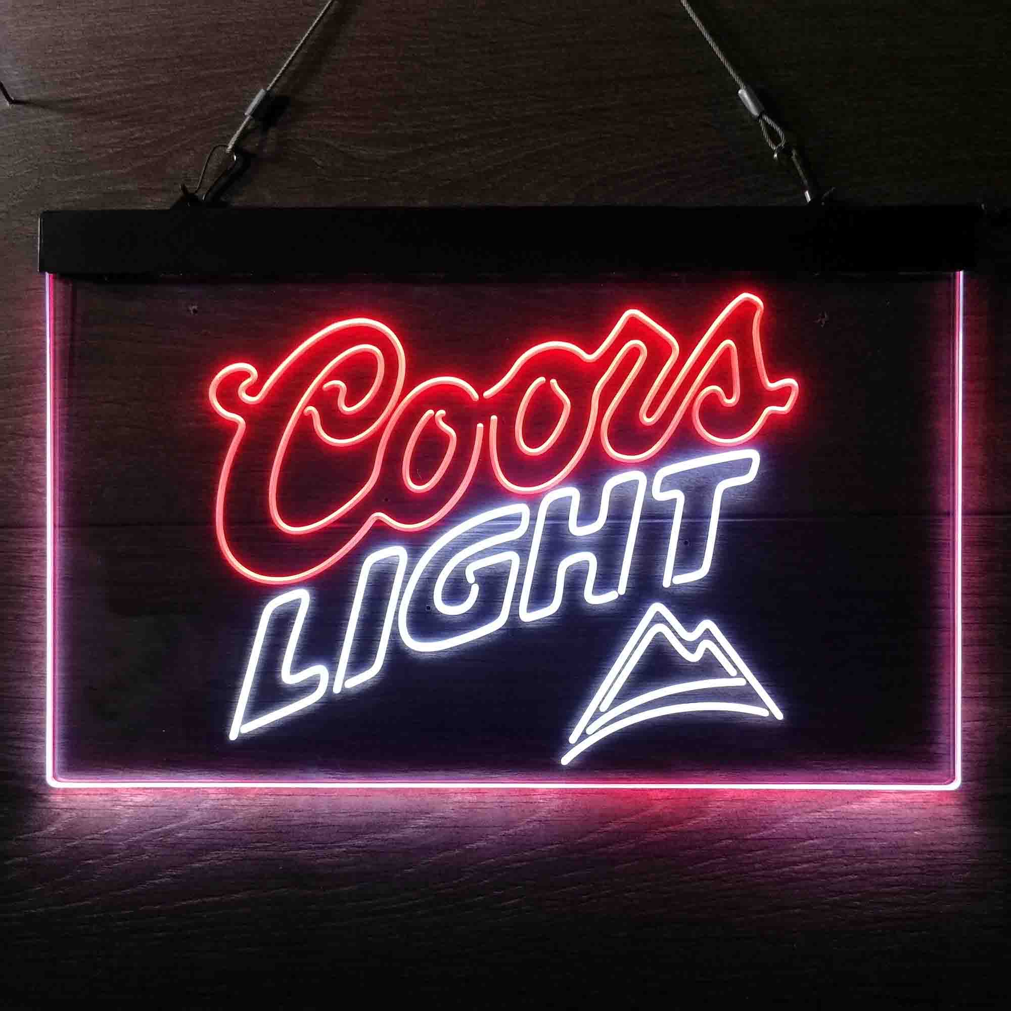 Coors Light Mountain Neon-Like LED Sign - ProLedSign