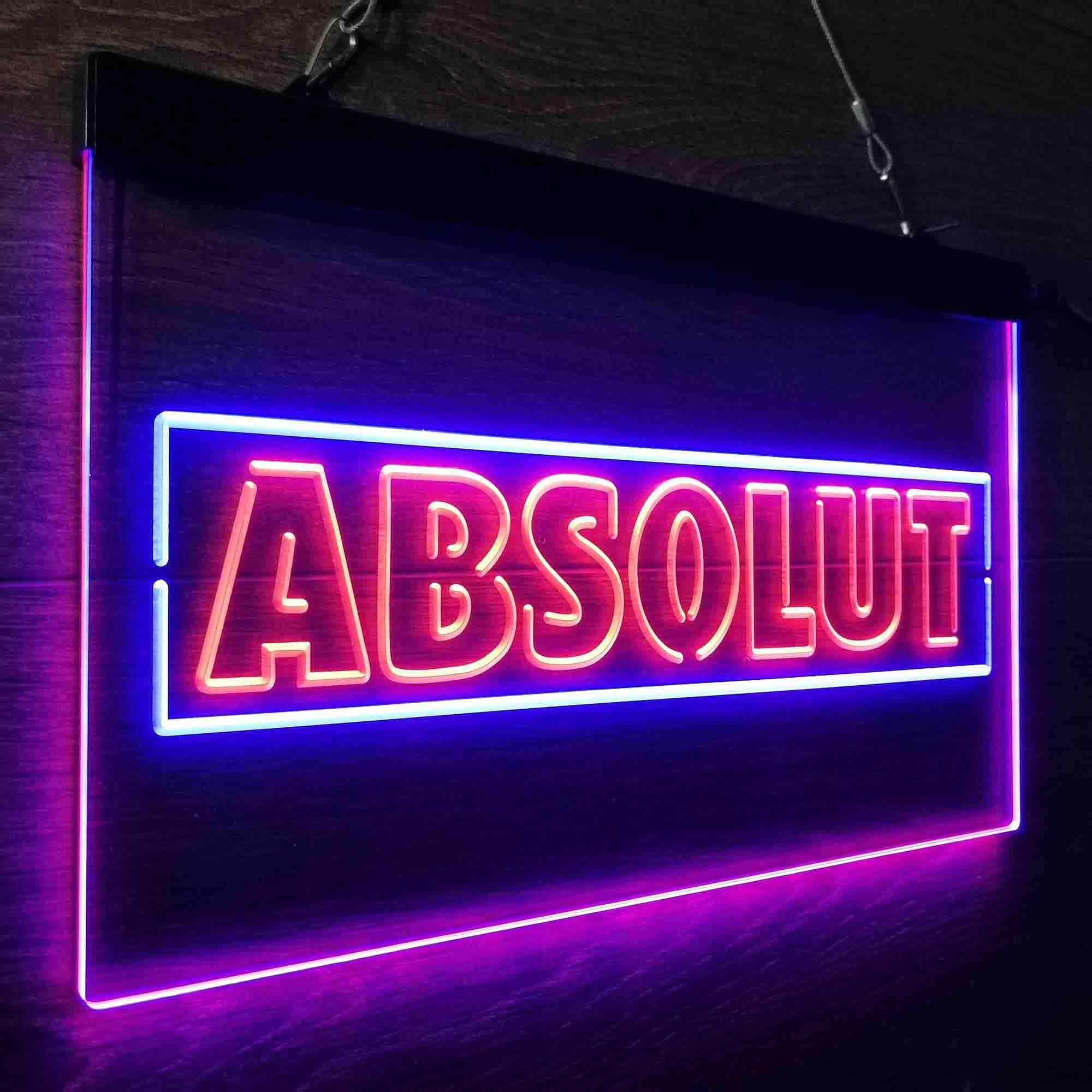 Absolut Vodka Flavors Neon-Like LED Sign - ProLedSign
