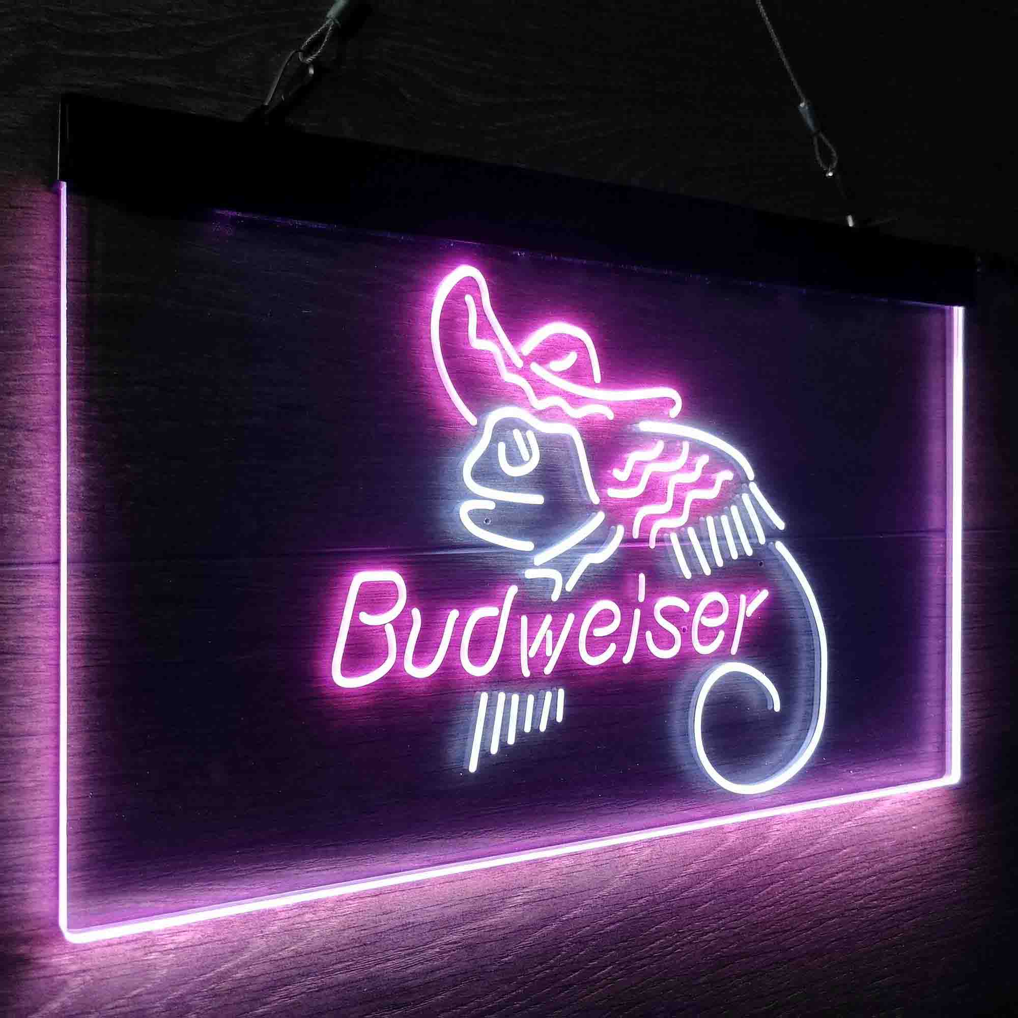 Budweiser Lizard Cowboys Mexico Neon-Like LED Sign - ProLedSign