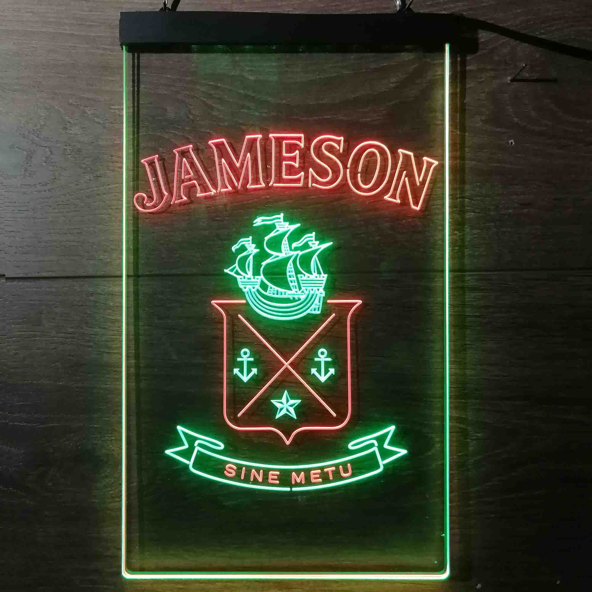 Jameson Sine Metu Dual Color LED Neon Sign ProLedSign