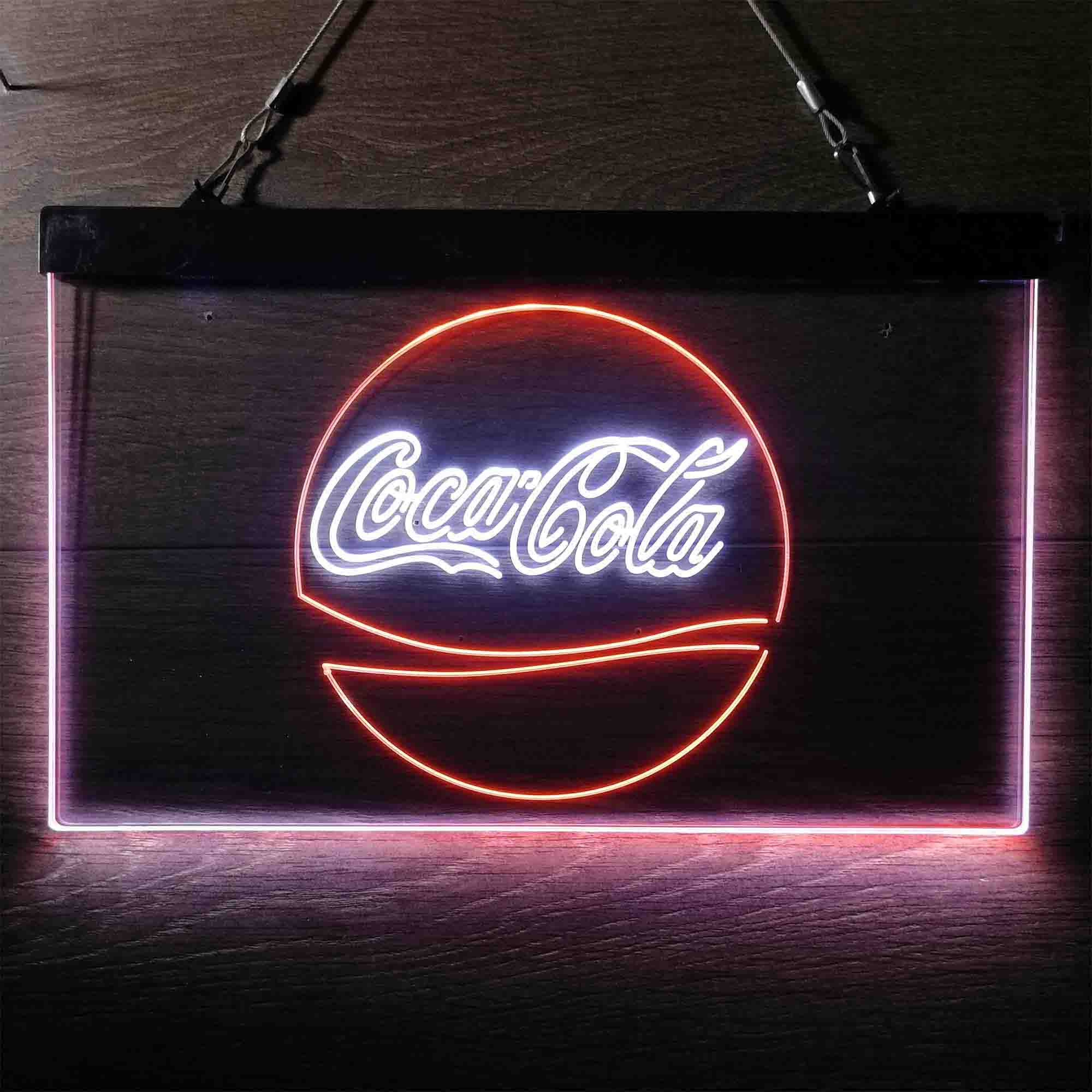 Coca Cola Classic Soft Drink Neon-Like LED Sign Home Bar Gift