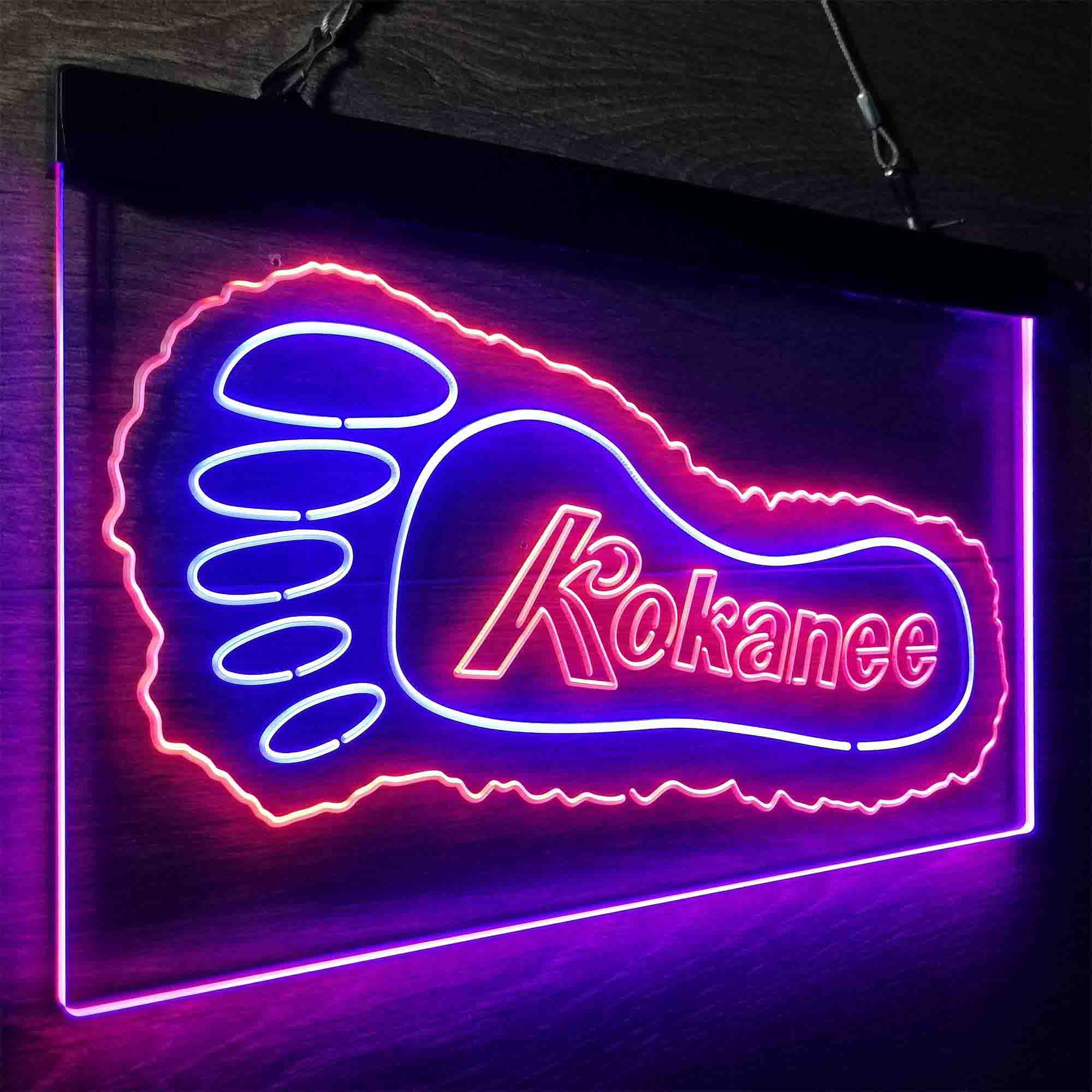 Kokanee Beer Foot Neon-Like LED Sign